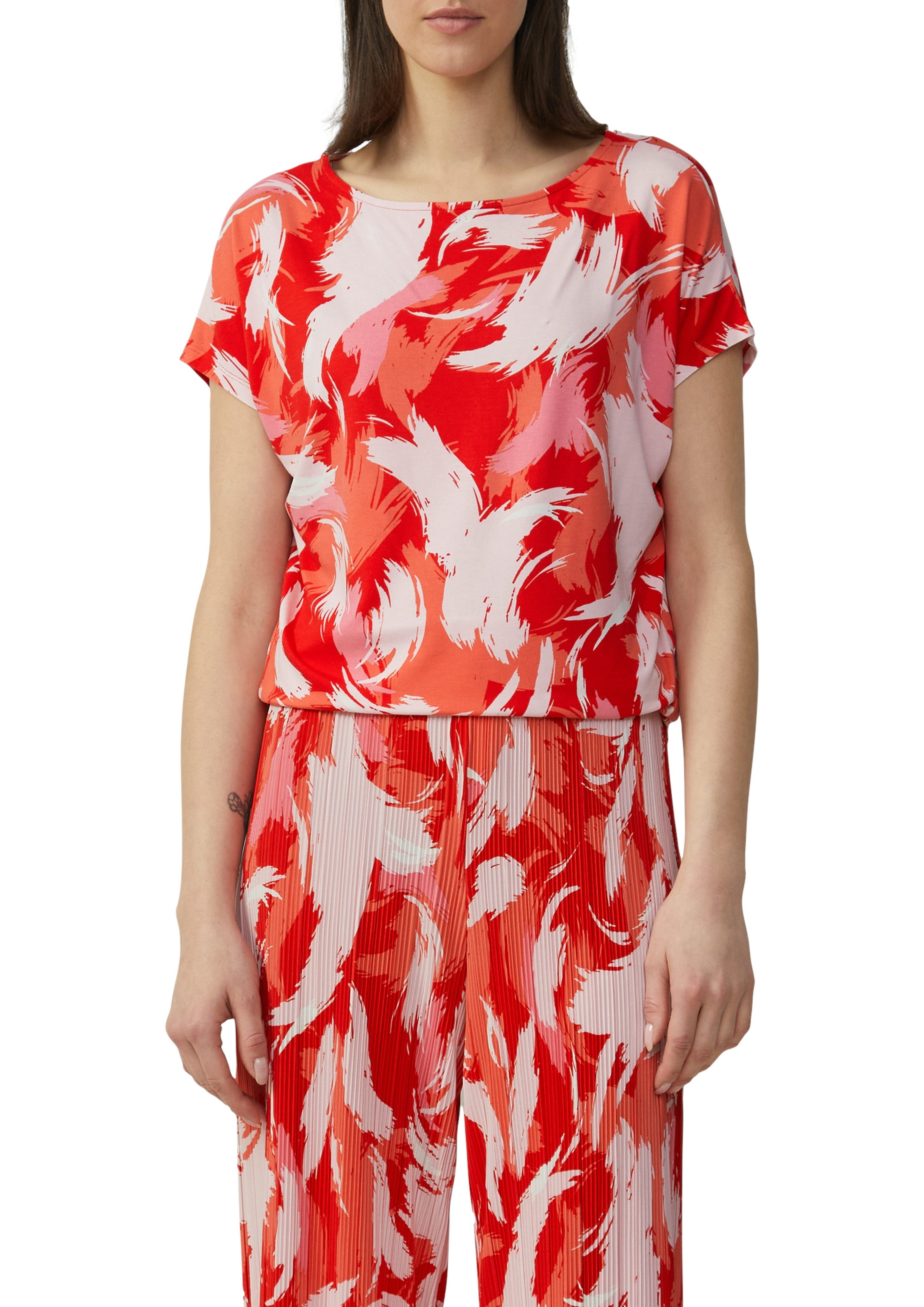 s.Oliver T-Shirt mit All-Over Print günstig online kaufen