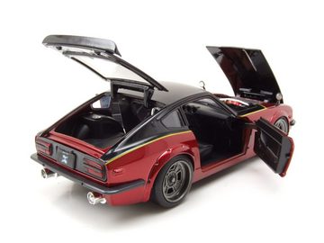 JADA Modellauto Datsun 240Z 1972 rot schwarz Fast & Furious Modellauto 1:24 Jada Toys, Maßstab 1:24