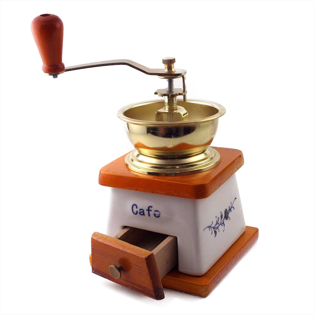 Goods+Gadgets Kaffeemühle Nostalgie Retro Kaffee-Mühle, Vintage  Handkaffeemühle