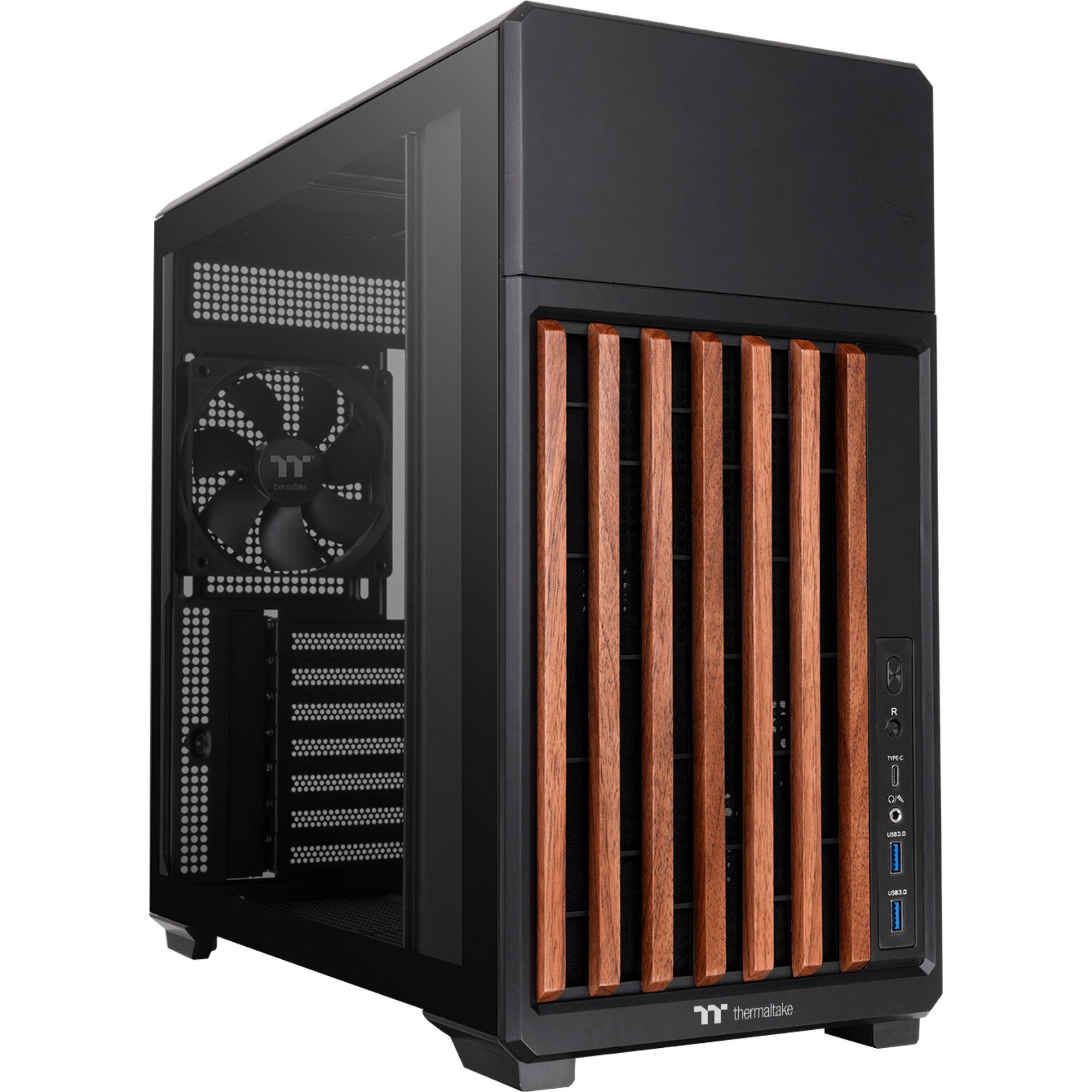 Thermaltake PC-Gehäuse Thermaltake TR300 WS, Tower-Gehäuse, (Tempered