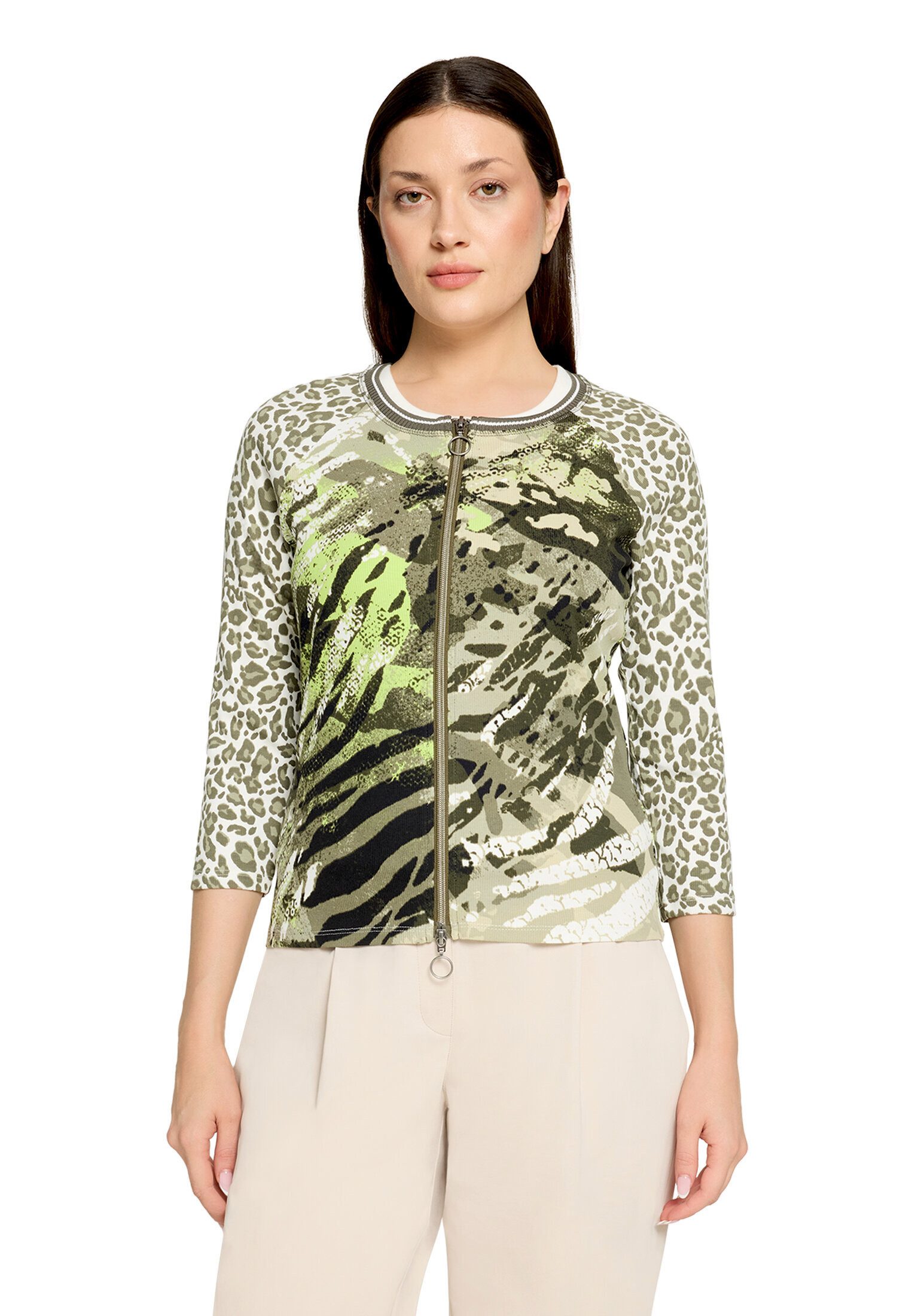 Betty Barclay Shirtjacke Damen mit Rippenstruktur (1-tlg)