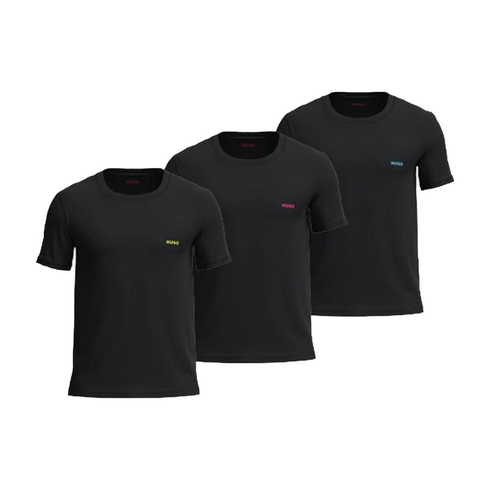 HUGO T-Shirt HUGO 3er Pack T-Shirt, schwarz 50480088-005