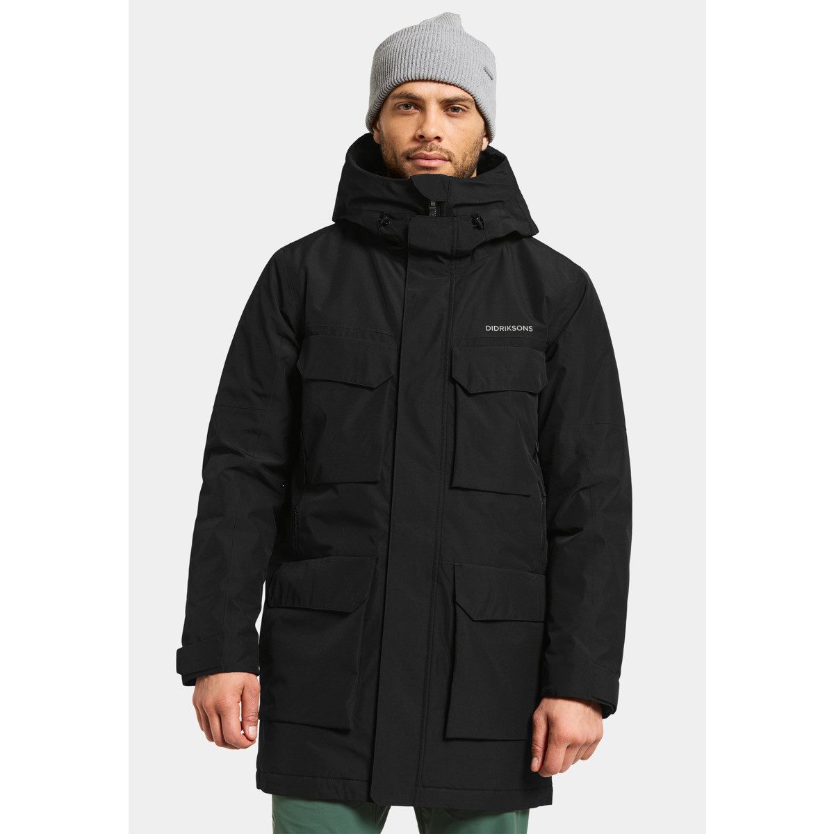 Didriksons Parka Drew Herren Winterjacke, Wintermantel, Regenmantel, Kapuzenjacke, Funktionsjacke
