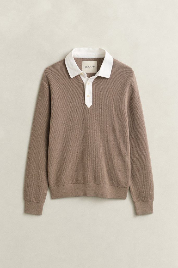 Gant Strickpullover COTTON MERINO RUGGER