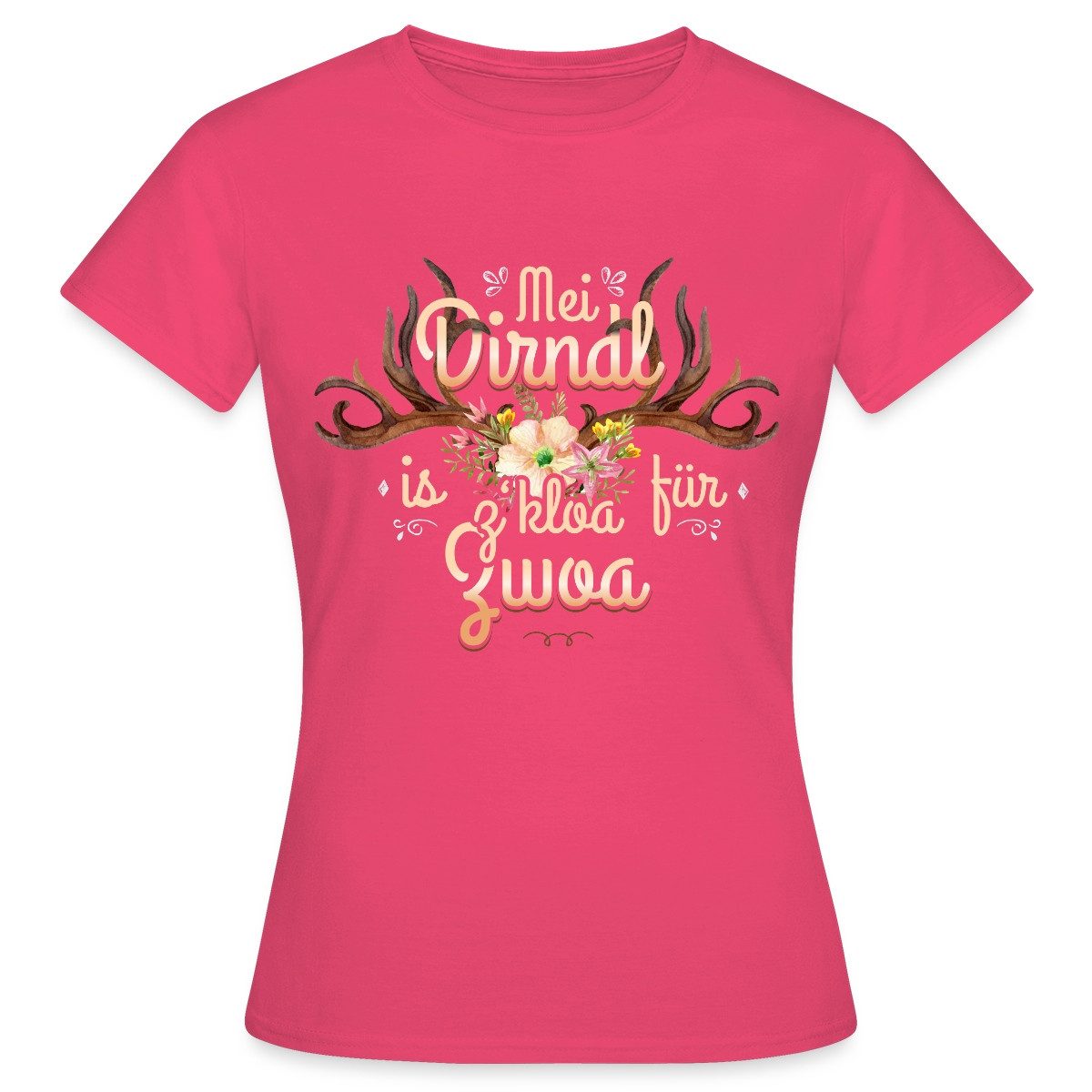 Spreadshirt T-Shirt Mei Dirndl Is Z günstig online kaufen