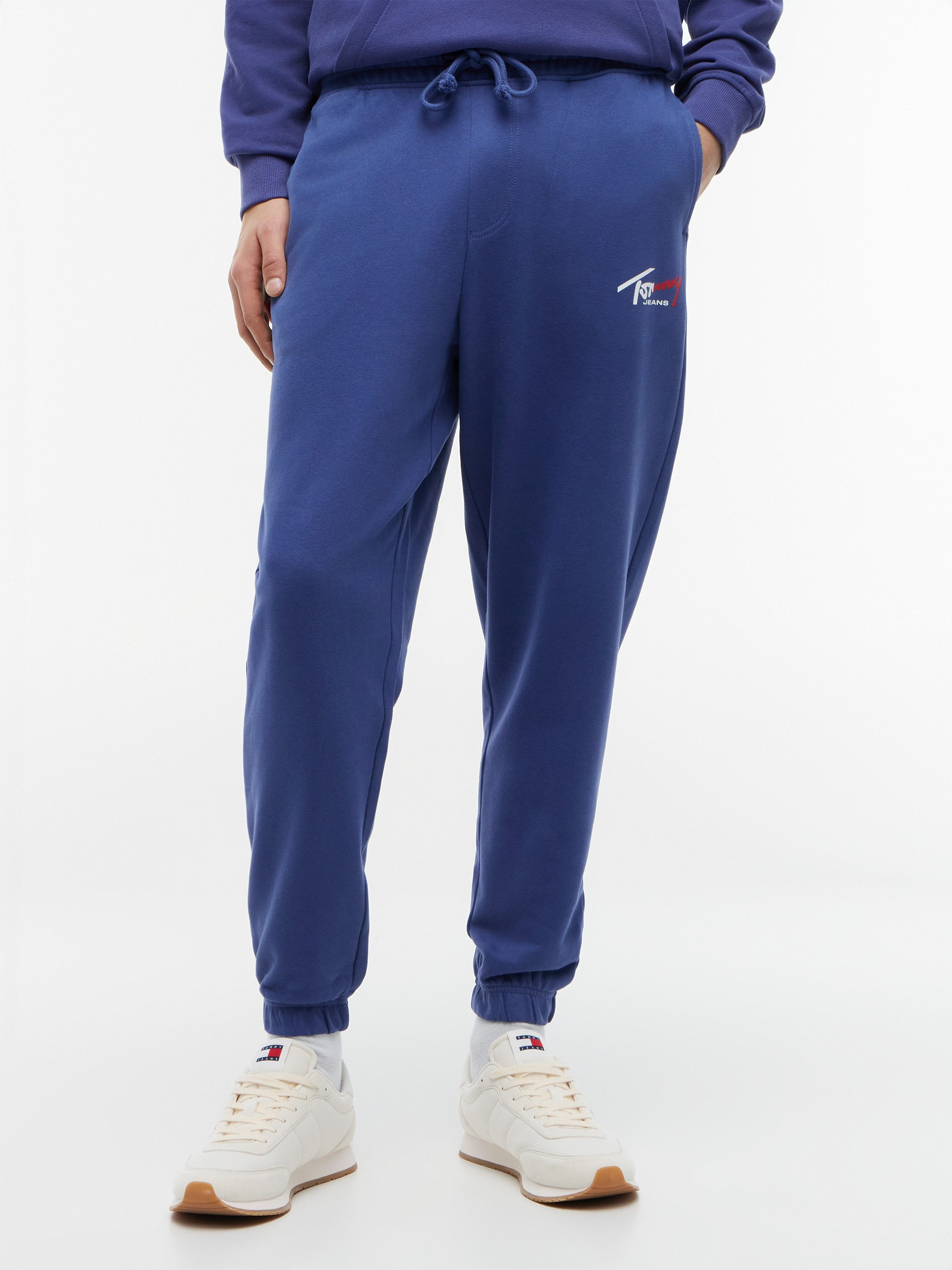 Tommy Jeans Jogginghose TJM REGULAR SIGNATURE mit Logo und Bündchen