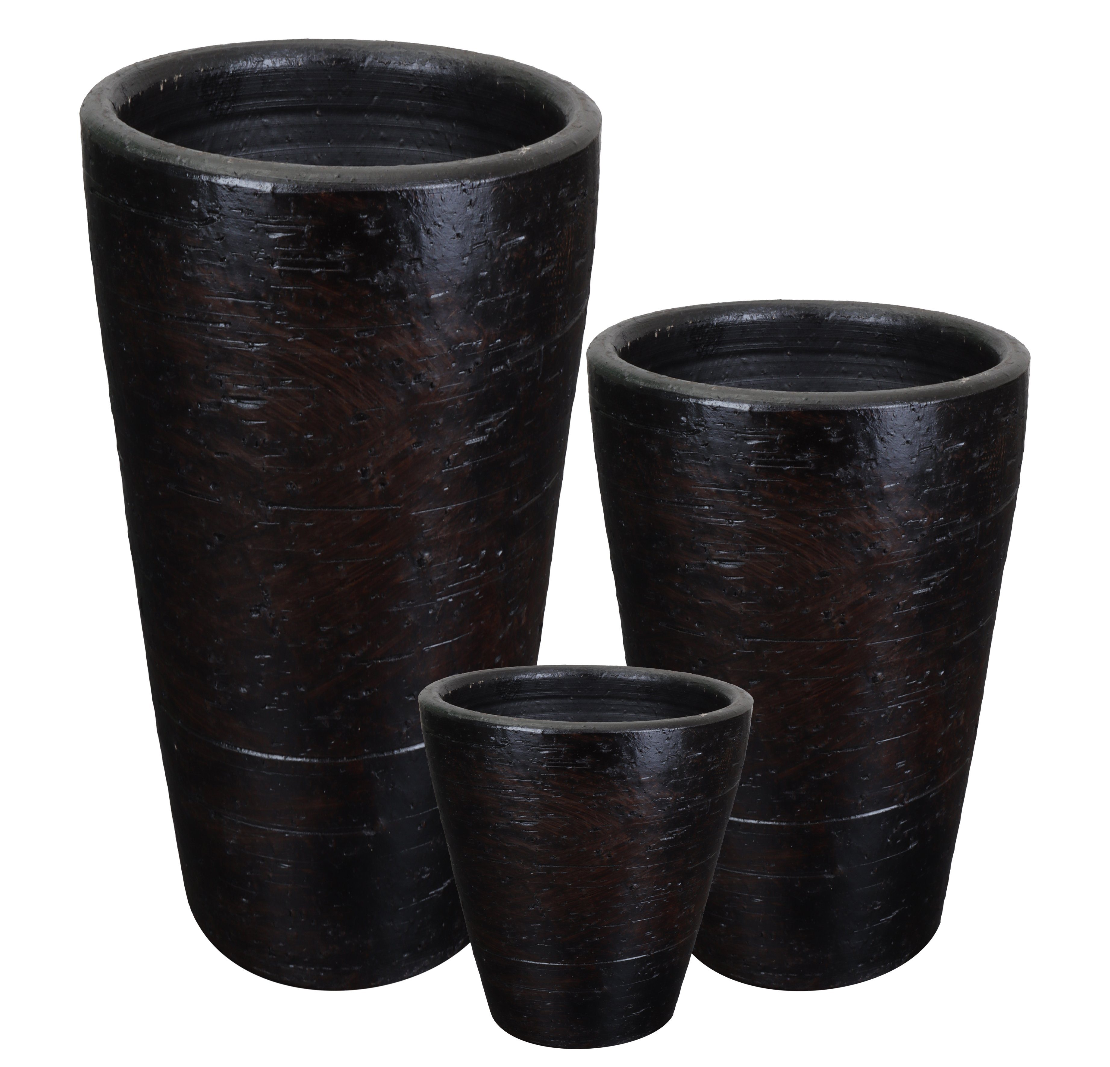 tegawo Übertopf Keramik-Vase Lava-Conica, konisch mit günstig online kaufen