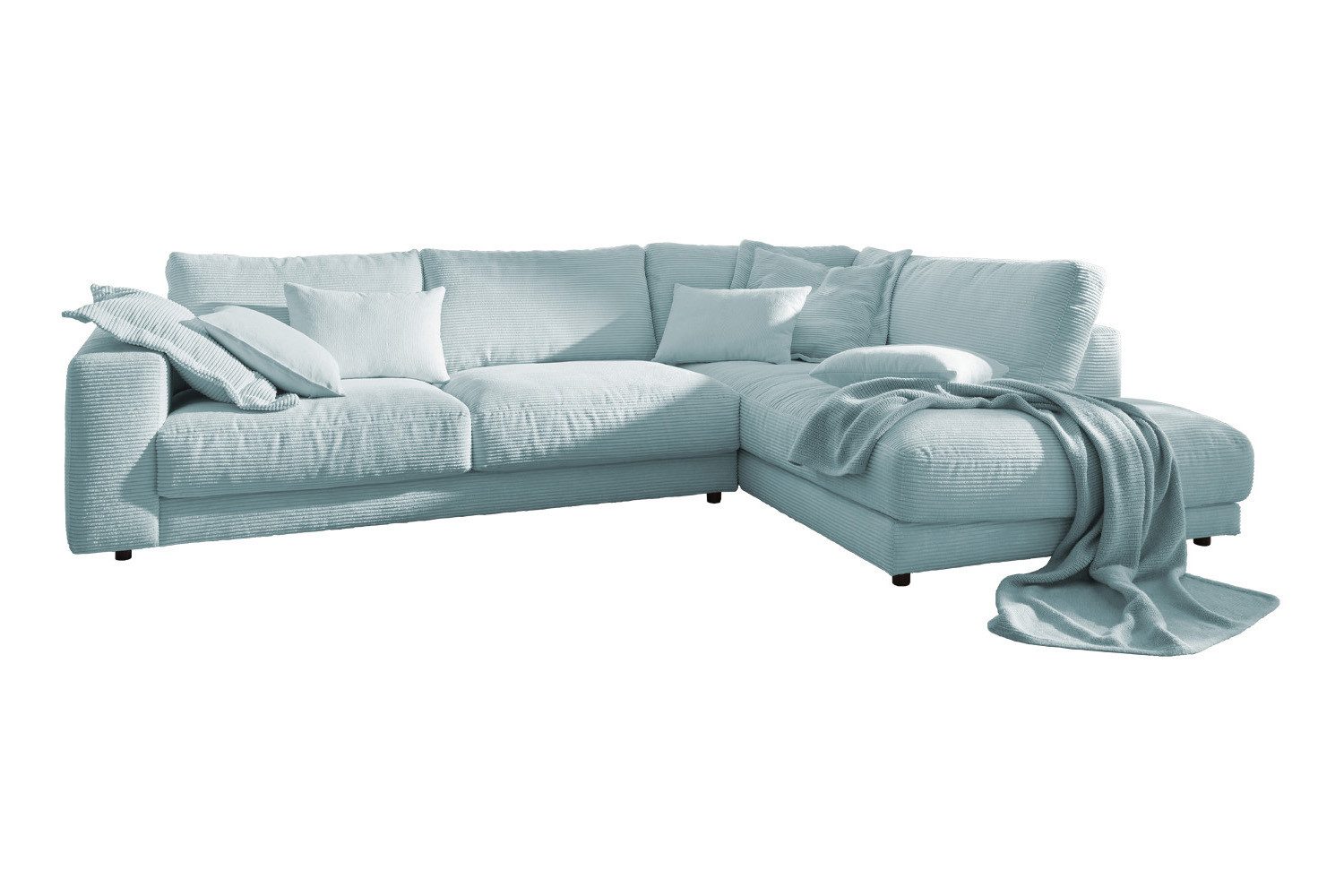 KAWOLA Ecksofa MADELINE, Couch L-Form rechts günstig online kaufen