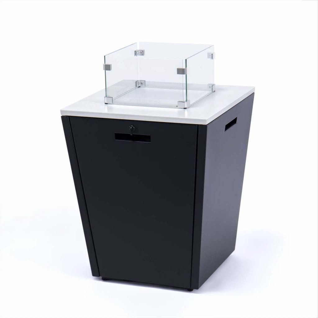 PureHaven Feuerschale Feuerschale Palermo II mit Aluminiumrahmen