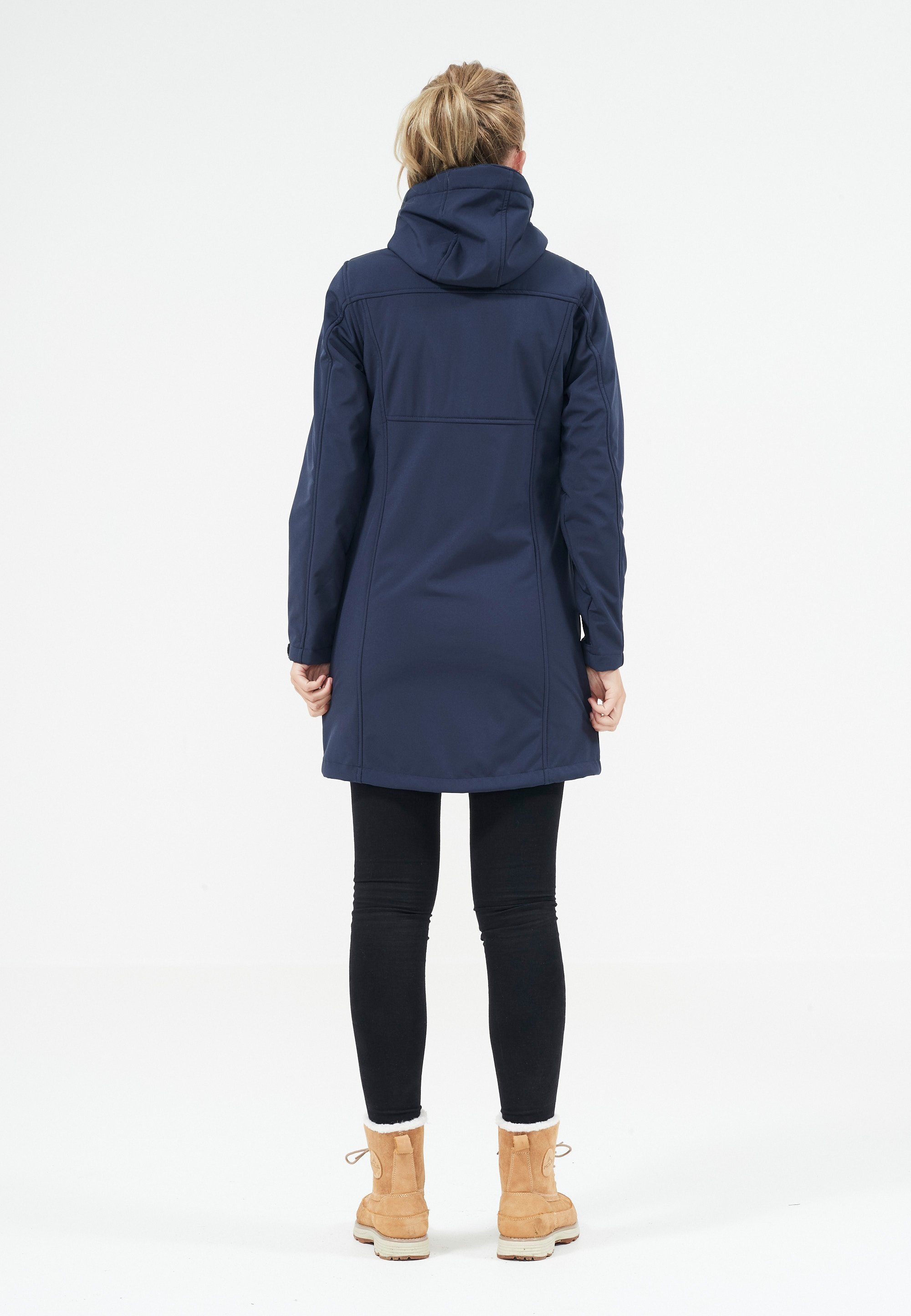 WHISTLER mm Wassersäule mit ZADIE blau Softshelljacke 8.000