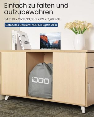 IDOO Luftmatratze ‎I-C-015, Komfortable Doppel- mit integrierter Pumpe 193 x 137 x 46 cm