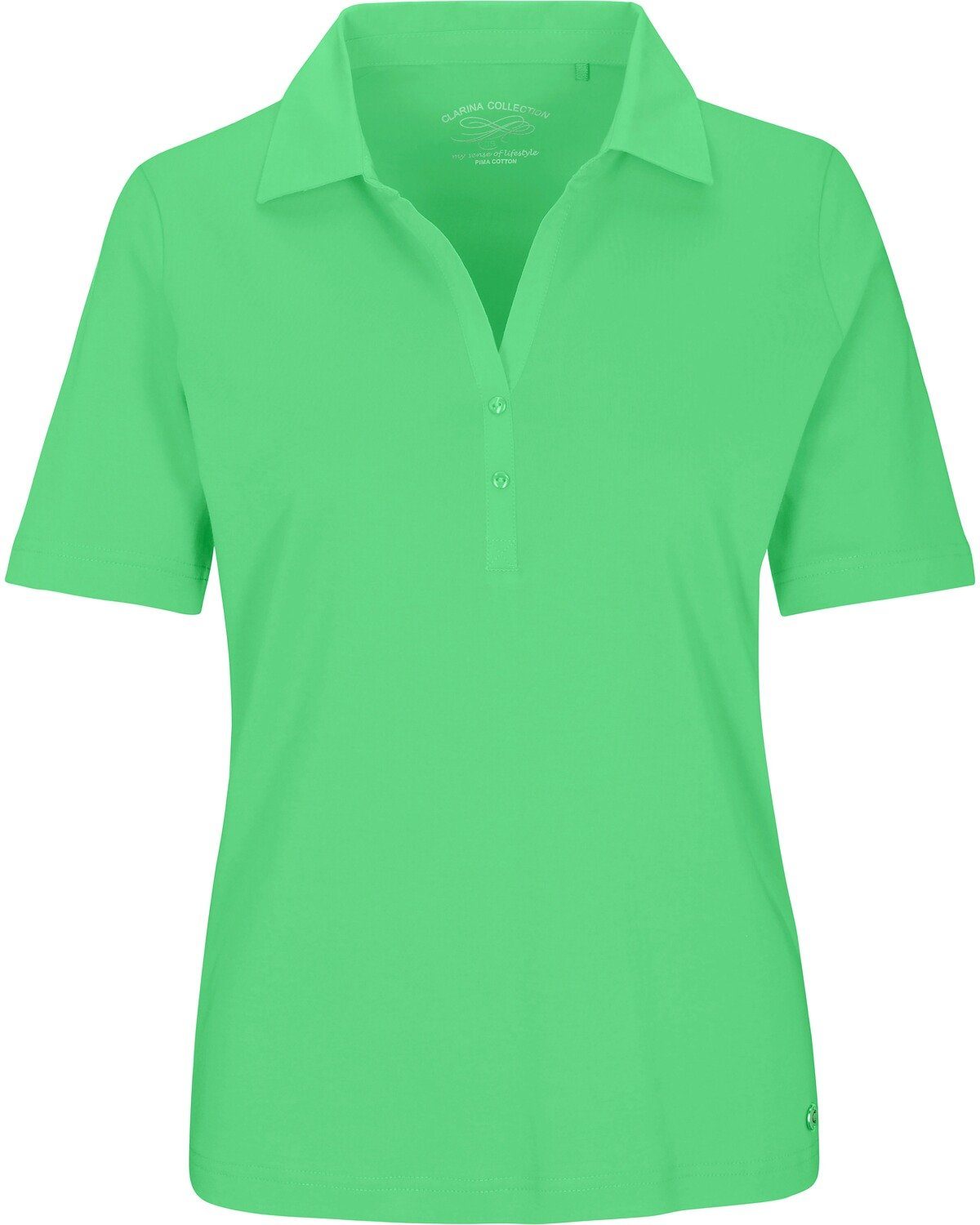 Clarina Poloshirt Poloshirt Grün
