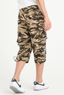 Kendindza Collection Cargoshorts Zipp Off Bermuda Shorts Herren kurze Hose 3/4 Hose Cargo Camouflage Taschen, Abnehmbare Beine, Kurze Hose Herren, Cargoshorts Sommer