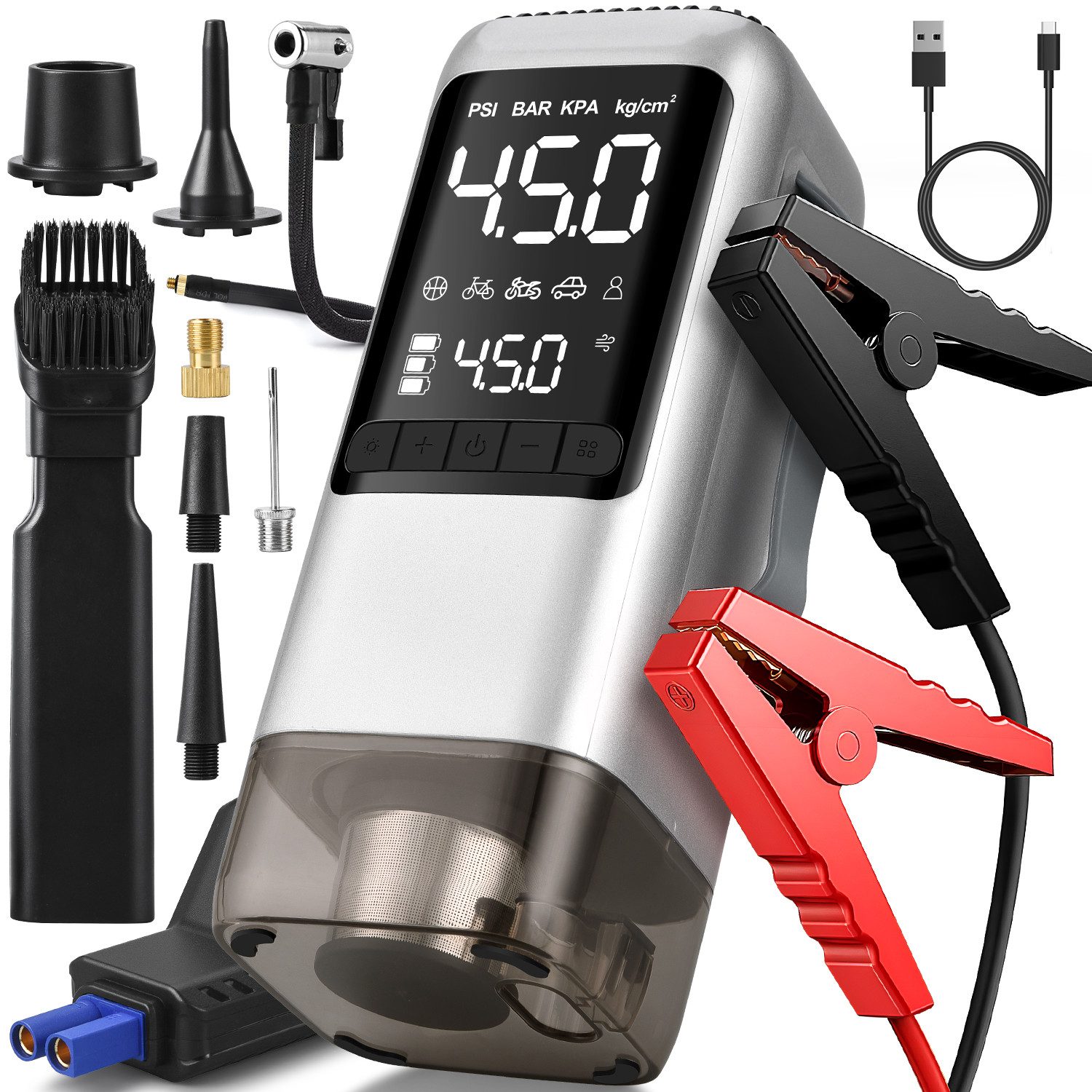 Auto Starthilfe Powerbank 2500A 12000mAh Autobatterie-Ladegerät