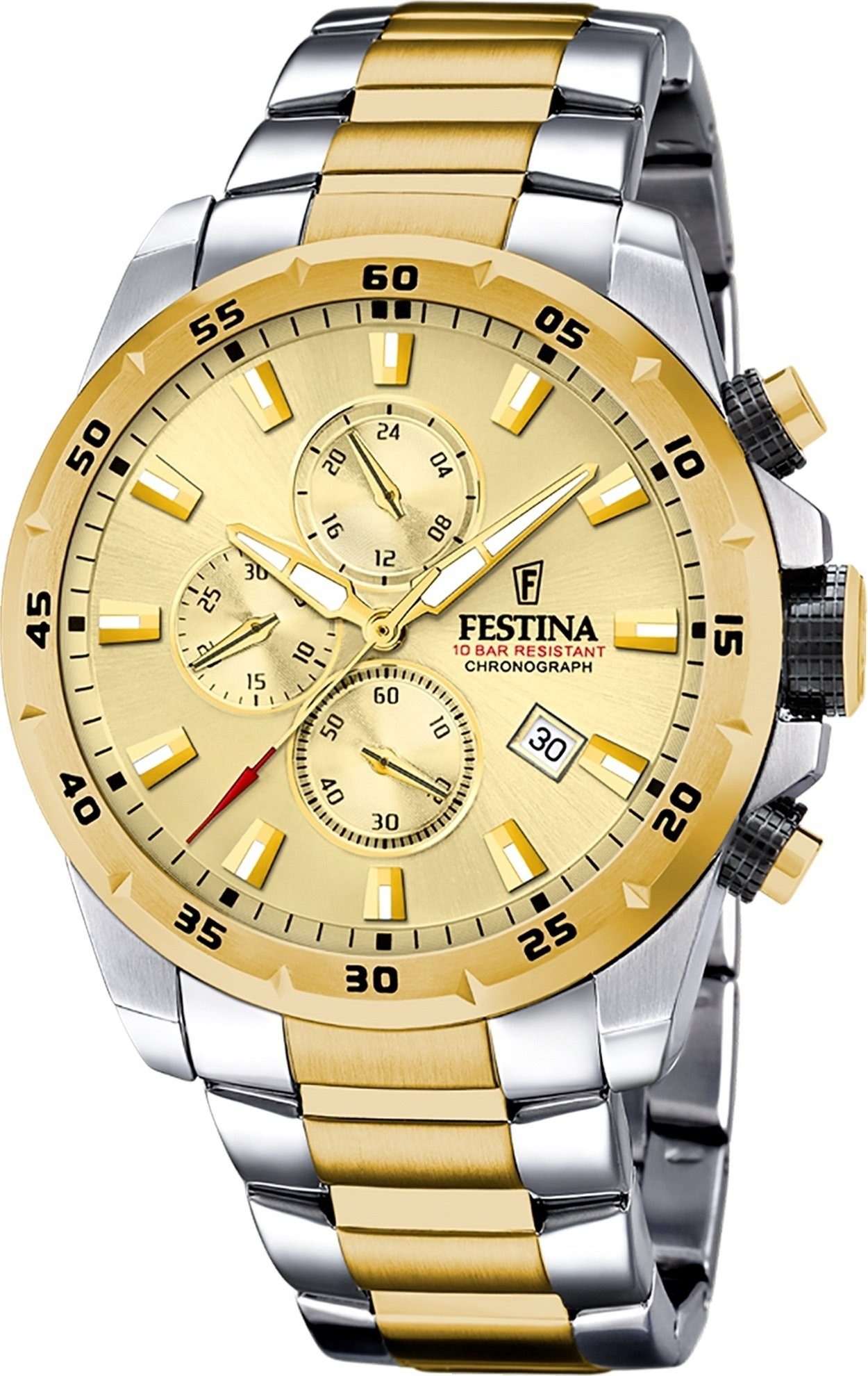 Festina Quarzuhr Festina Herrenuhr Chronograph Sport, günstig online kaufen