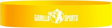 GORILLA SPORTS Trainingsband Fitnessband Set mit 5 Bändern