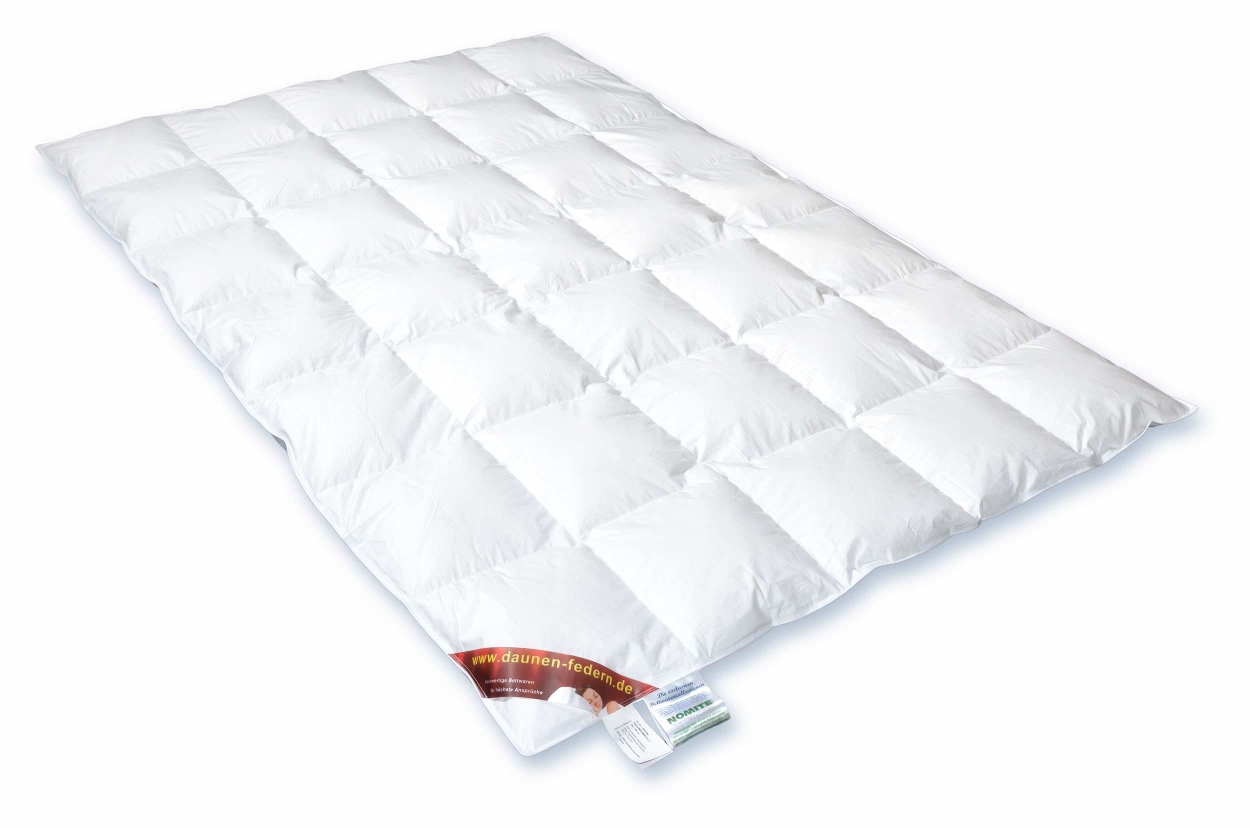 daunen-federn.de Sommerbettdecke Sommer Daunenbettdecke 135x200 90% günstig online kaufen