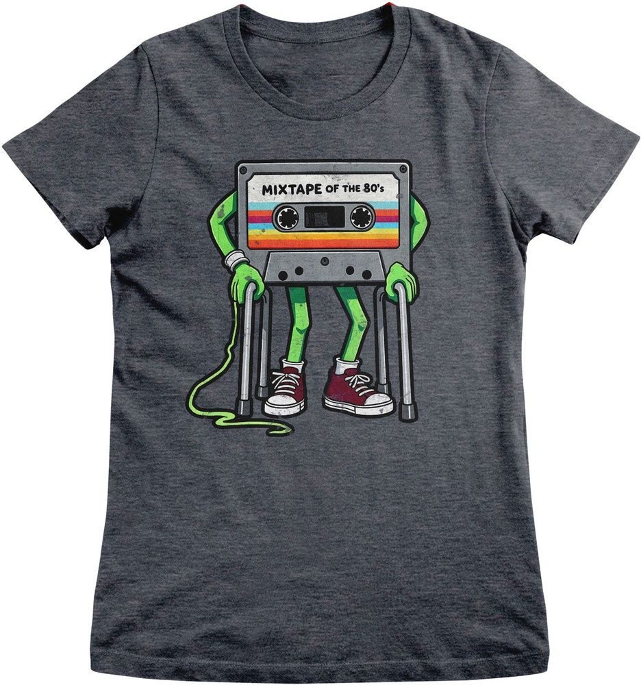 T-Shirt Mixtape Of The 80's Girly Tee