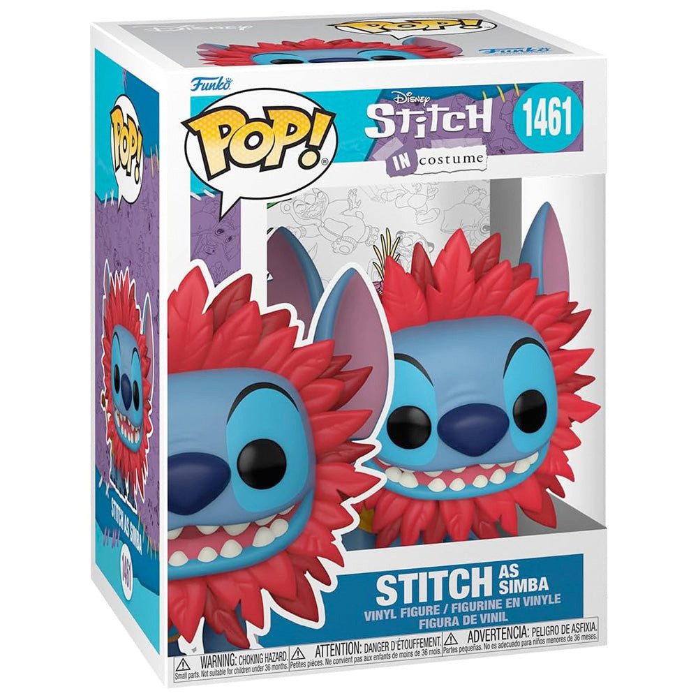 Stitch Actionfigur Funko POP! Lilo & Stitch Stitch Kostüm Simba, 10 cm