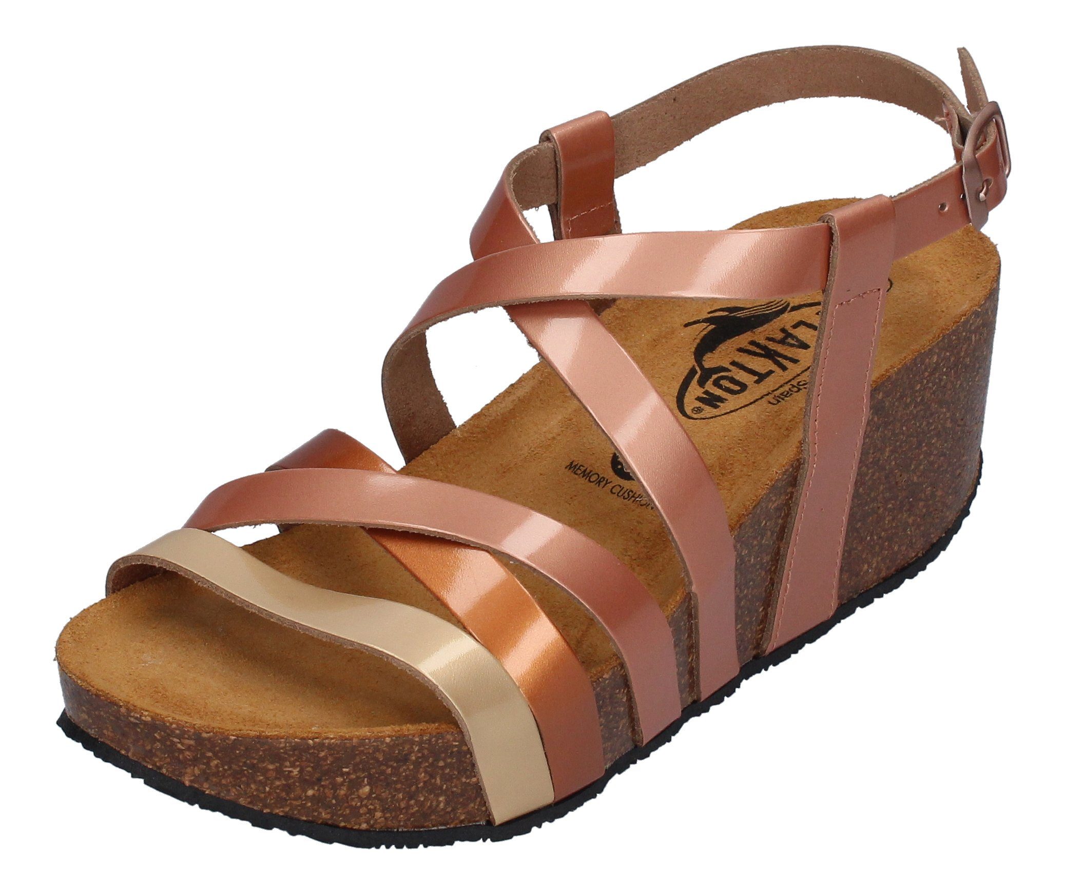 Plakton SO SONG Sandalette Oro Cobre Rose