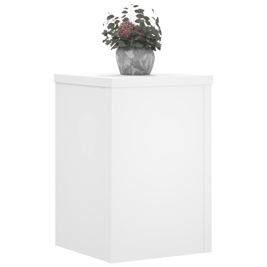 vidaXL Blumenständer Pflanzenständer 2 Stk. Weiß günstig online kaufen