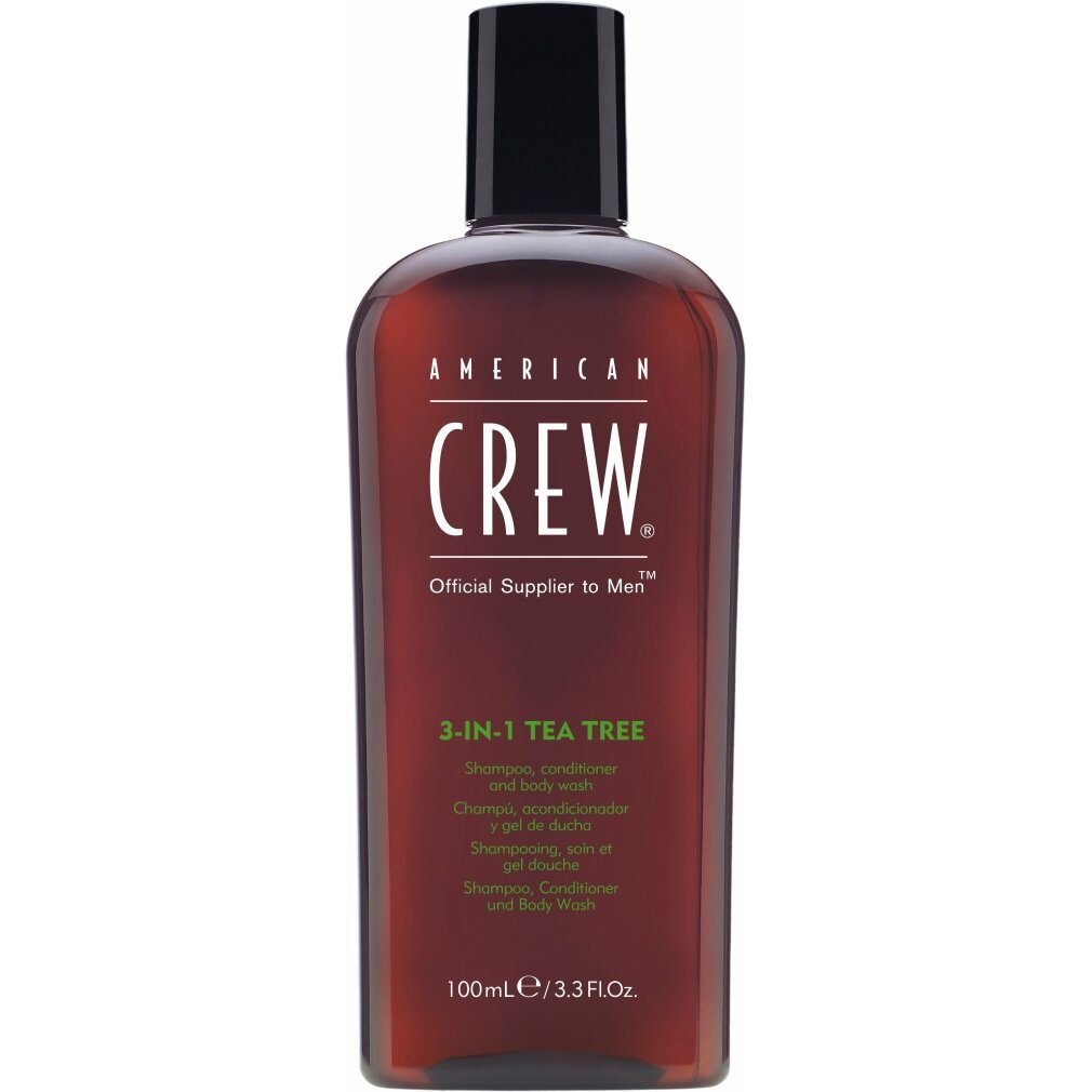 American Crew Haarshampoo Tea Tree 3-in-1 Shampoo, Conditioner & Body Wash 450ml