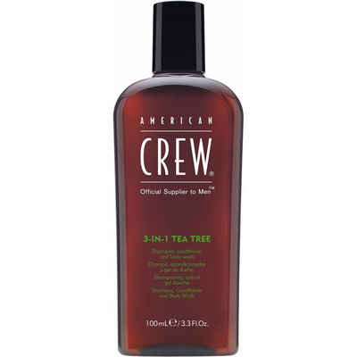 American Crew Leave-in Pflege Tea Tree 3-in-1 Shampoo, Conditioner & Body Wash 450ml