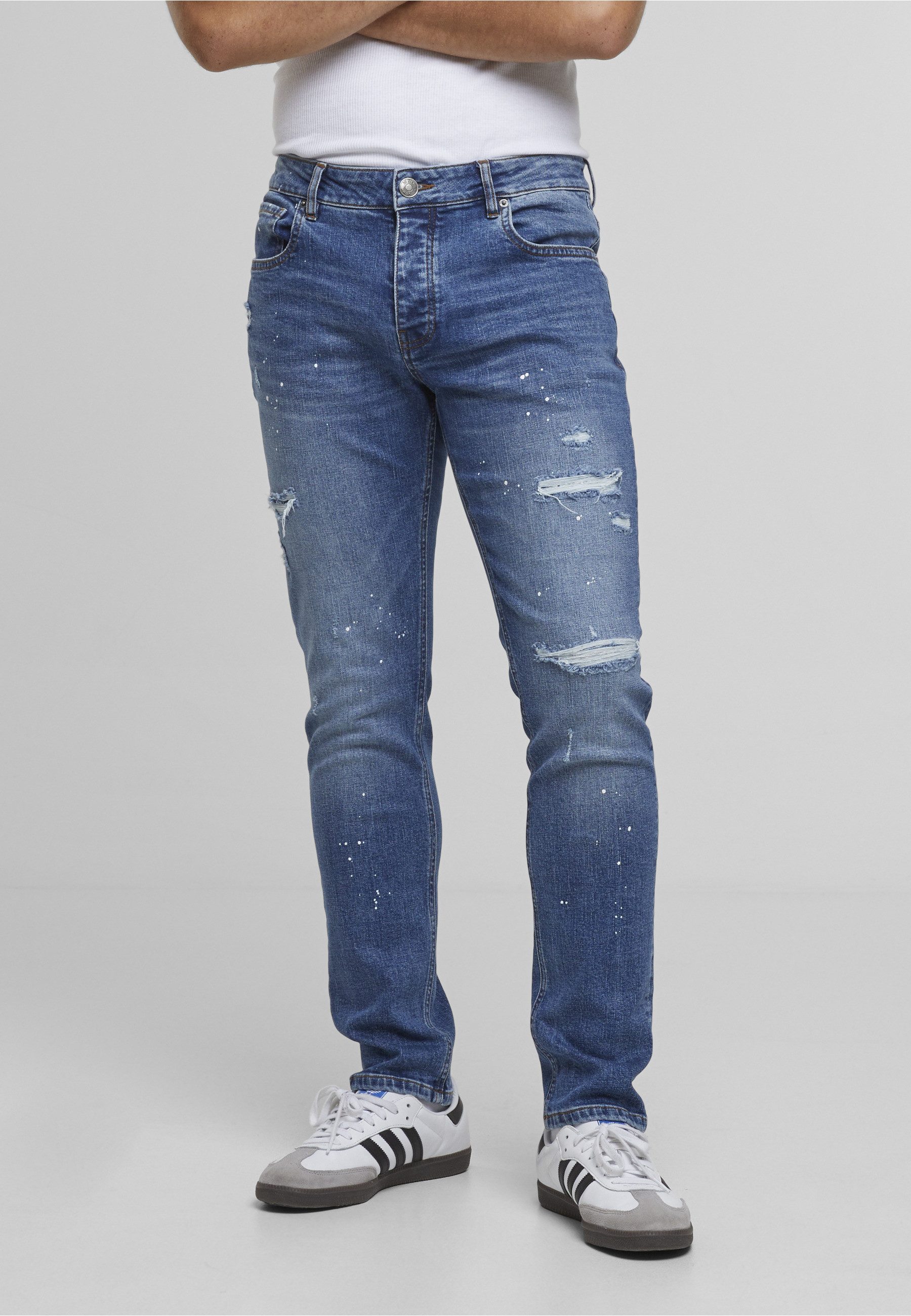 2Y Premium Bequeme Jeans 2Y Premium 2Y MATEO DESTROYED SLIM FIT JEANS