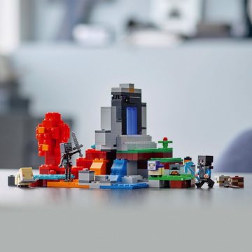 LEGO® Konstruktionsspielsteine Das zerstörte Portal (21172), LEGO® Minecraft™, (316 St), Made in Europe