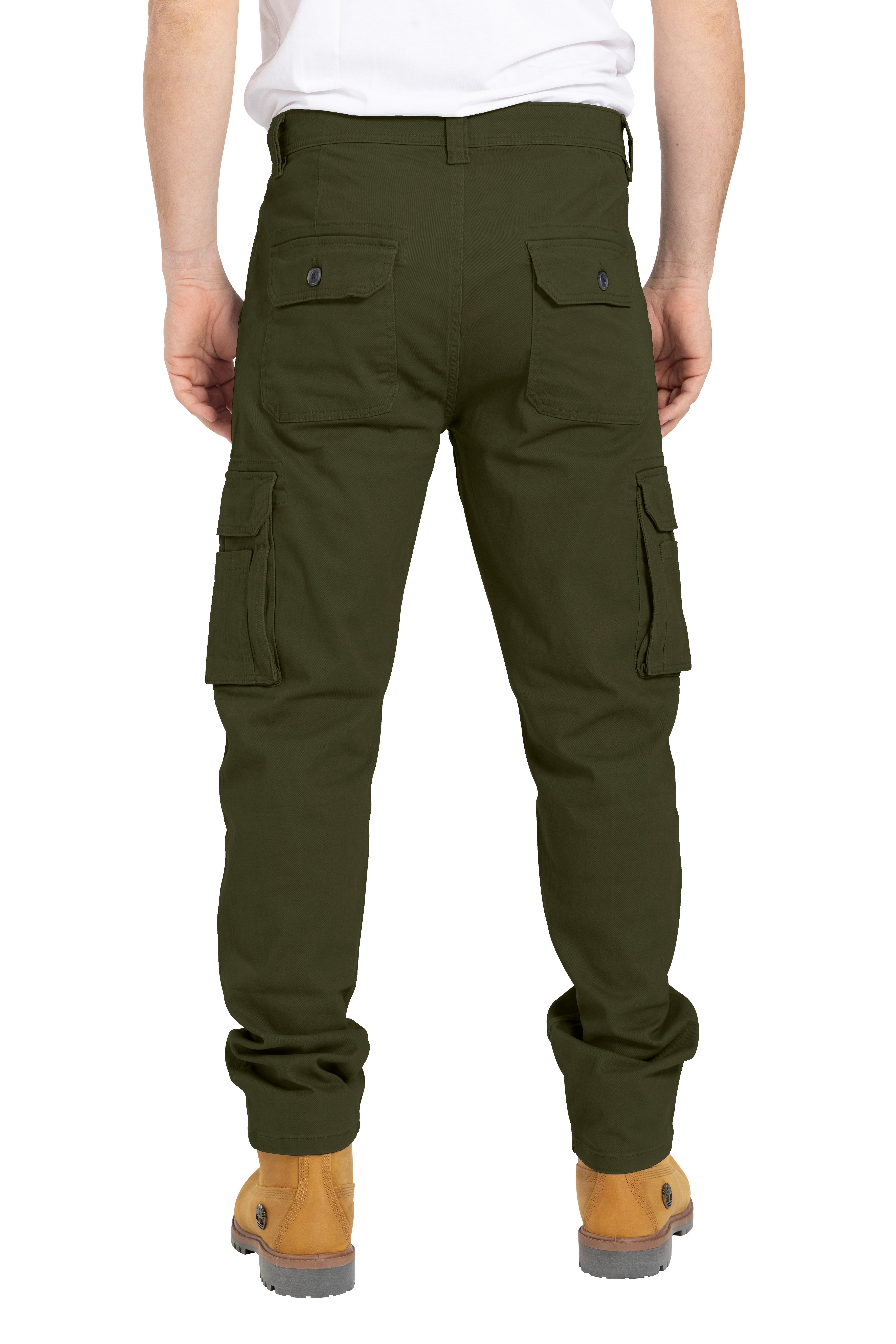 BlauerHafen Cargohose Herren Cargo Hose Arbeitshose Schwerlast Tactical mit 12 Taschen Chino – Bild 3 von 5