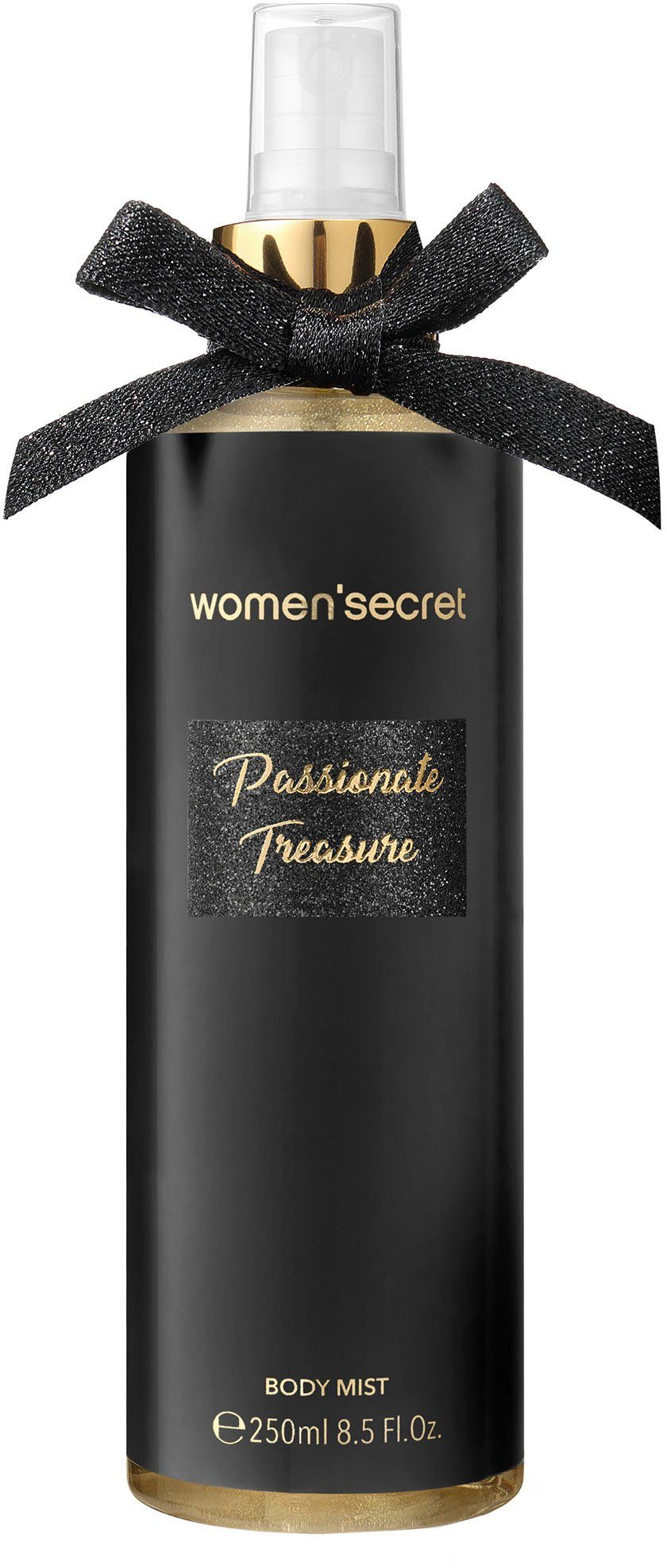 women'secret Bodyspray Women Secret - Body Mist - Passionate Treasure - 250ml, Blumig-fruchtiger Duft mit Kokos, Jasmin und Kaschmir.