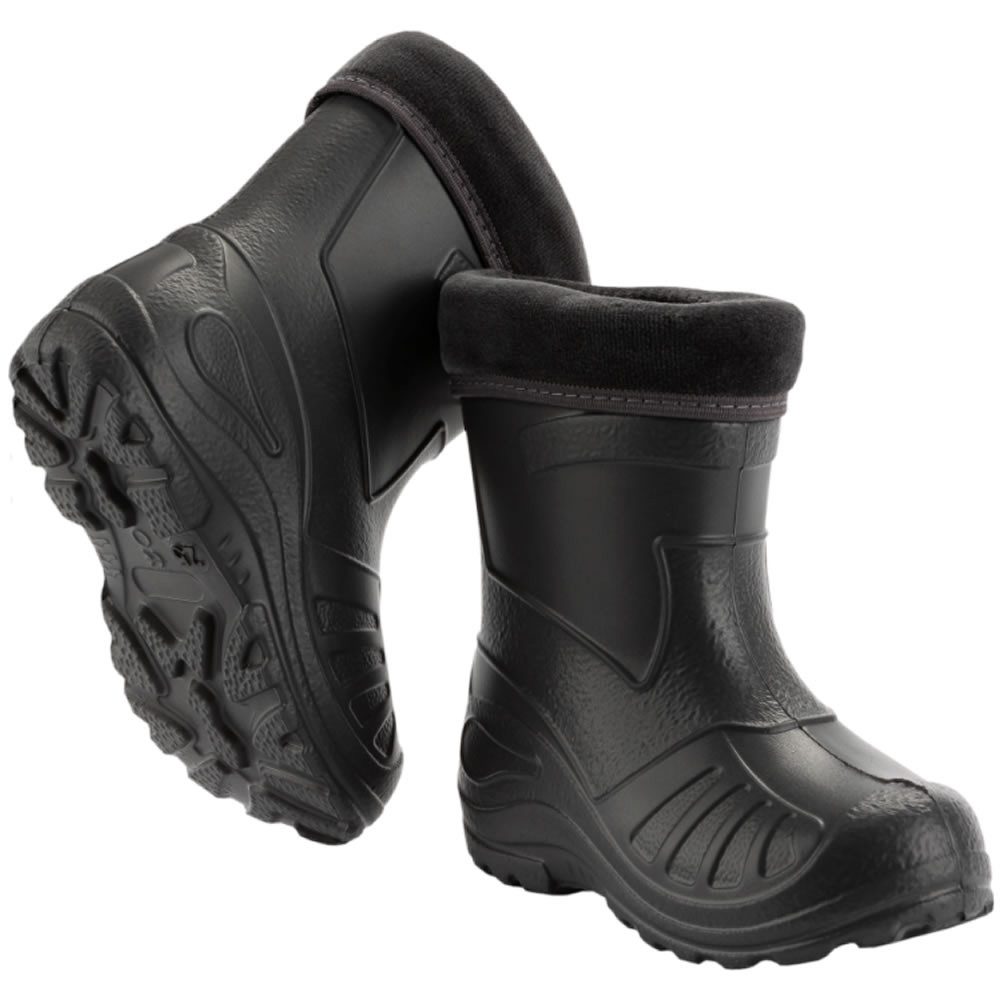KOLMAX Kinder Gummistiefel gefüttert EVA leicht wasserdicht warm Gummistiefel wasserdicht
