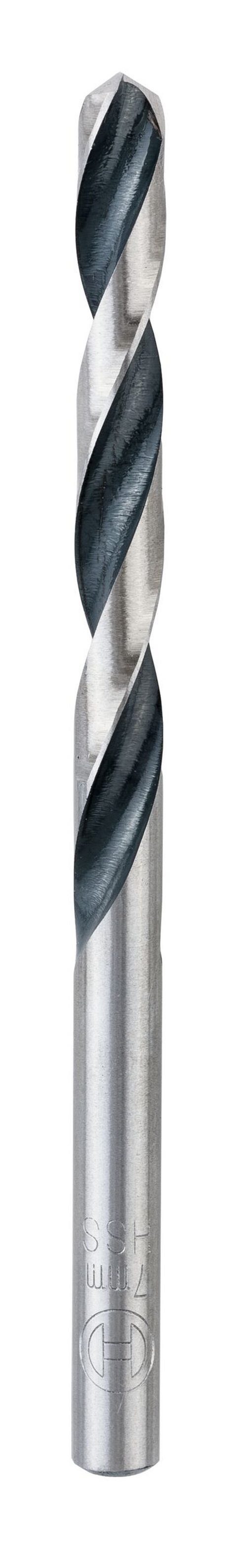 BOSCH Metallbohrer, (10 Stück), HSS PointTeQ (DIN 338) Metallspiralbohrer - 7 mm - 10er-Pack