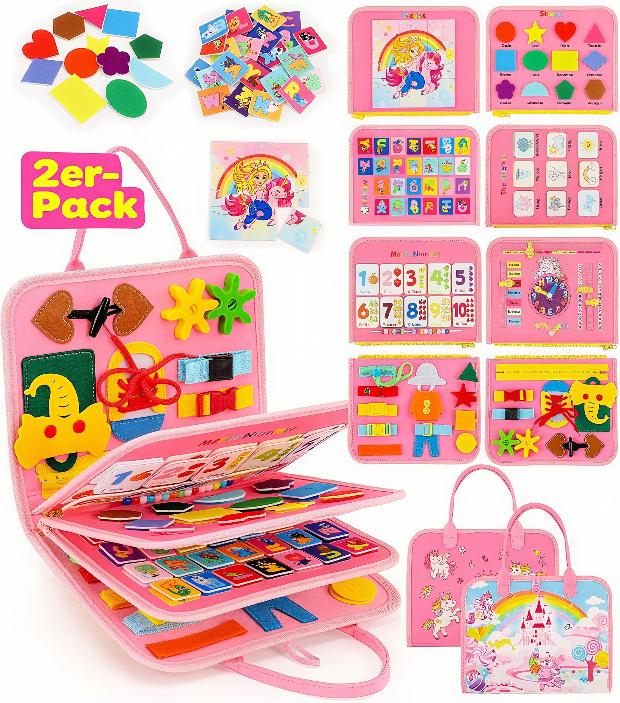 POPOLIC Lernspielzeug Busy Board für Kinder, günstig online kaufen