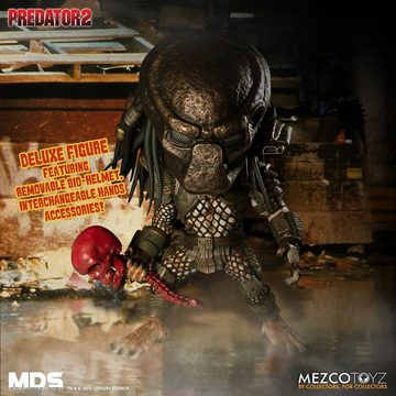 MEZCO Actionfigur Predator 2 MDS Deluxe City Hunter Actionfigur