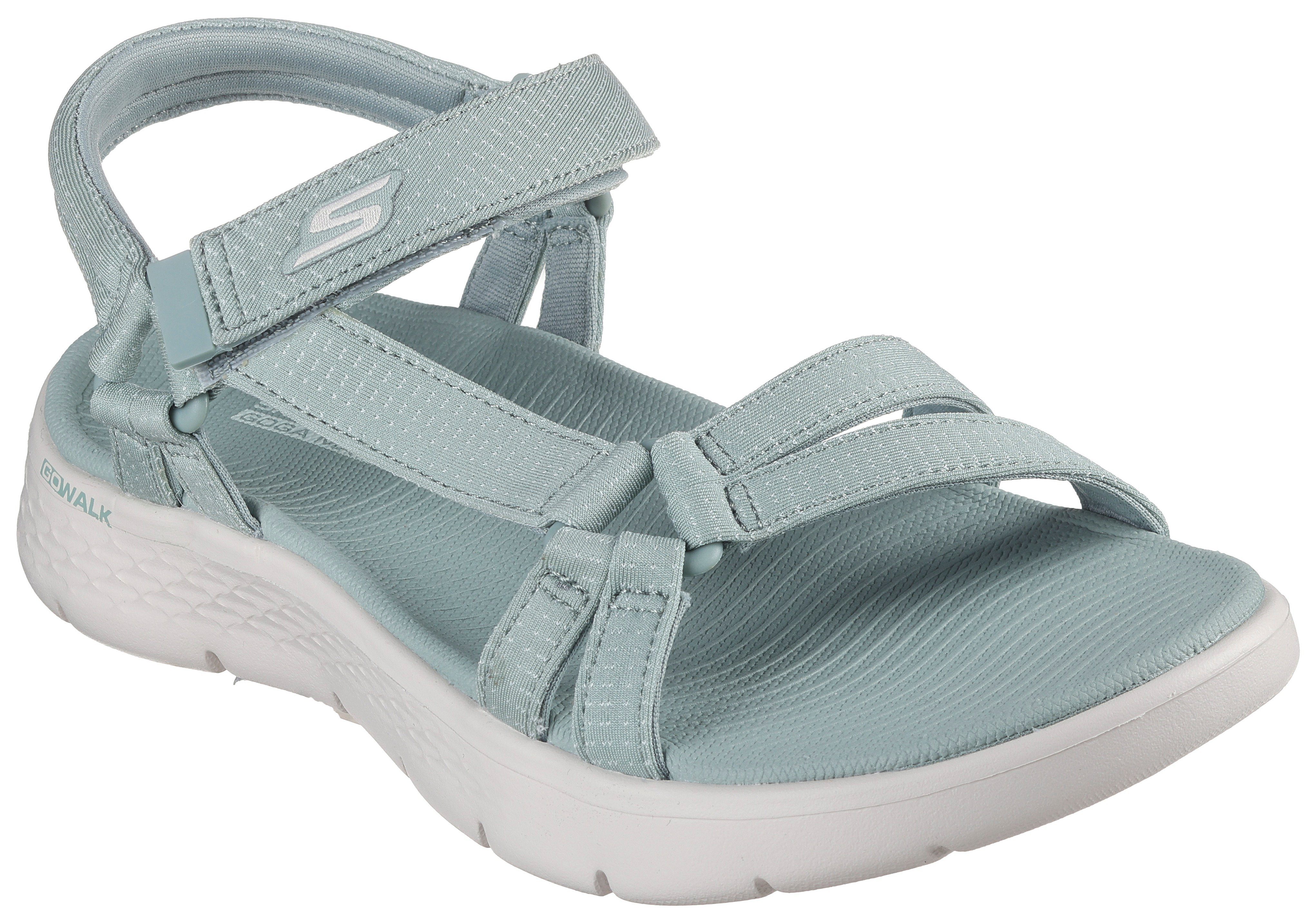 Skechers GO WALK FLEX SANDAL-SUBLIME-X Sandale, Sommerschuh, Sandalette, Klettschuh, mit Goga Mat Footbed