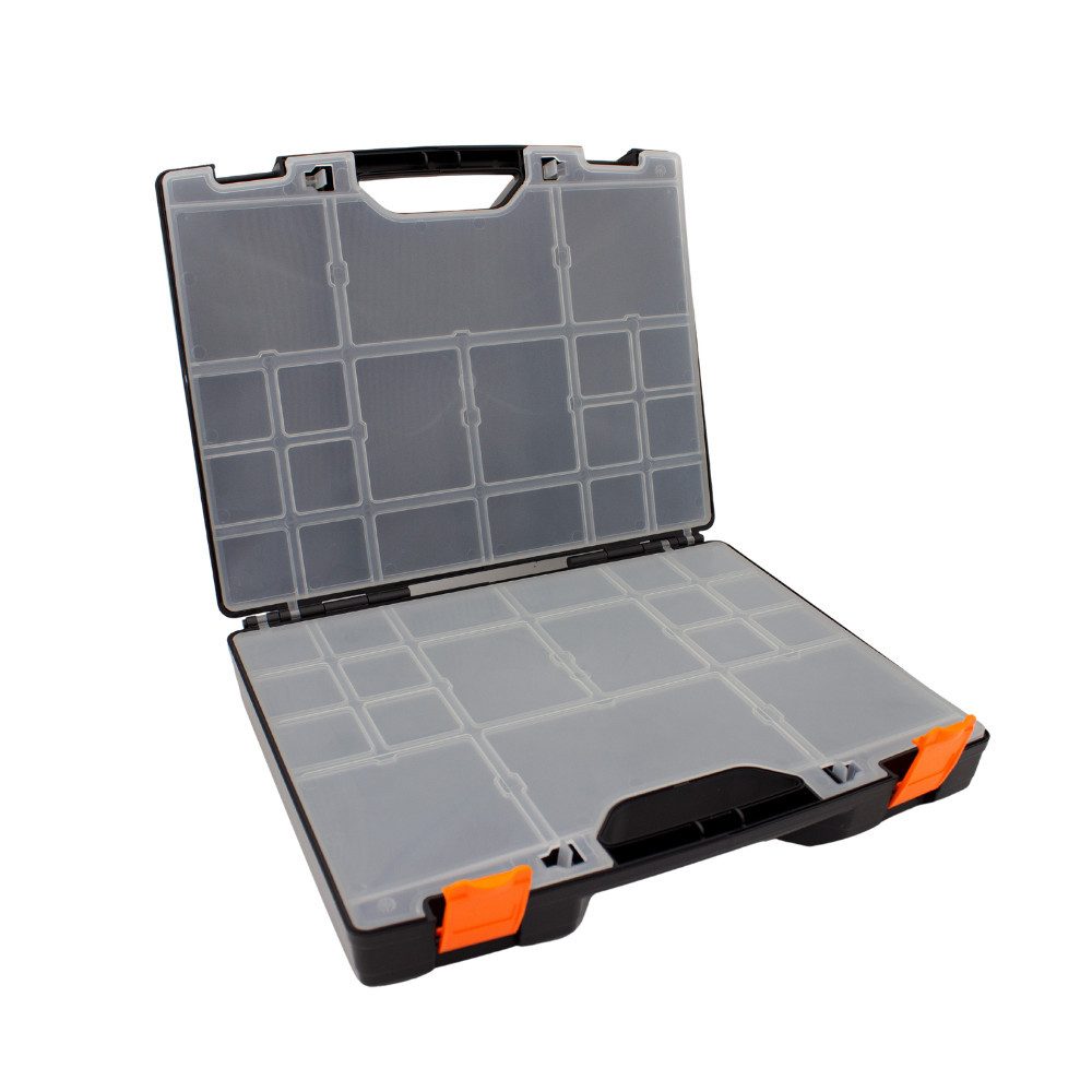 Eitech Werkzeugkoffer eitech Sortierkoffer (Organizer stapelbar, 1 St., Sortimentskasten), 70% Recyclingmaterial, Made in Germany