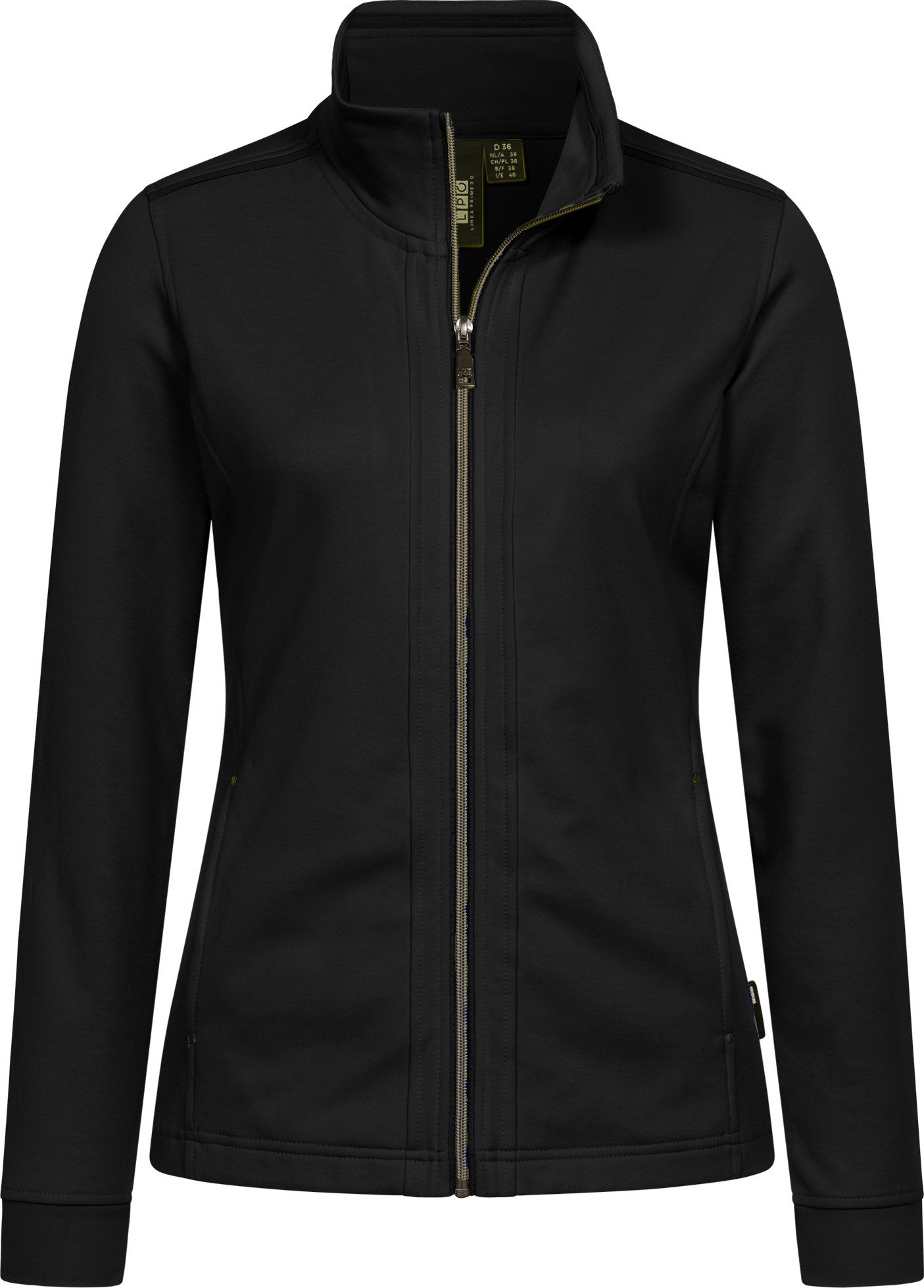 Linea DEPROC Active Fleecejacke SHOENWOOD II WOMEN weiche Fleecejacke in traditioneller Optik schwarz | Übergangsjacken