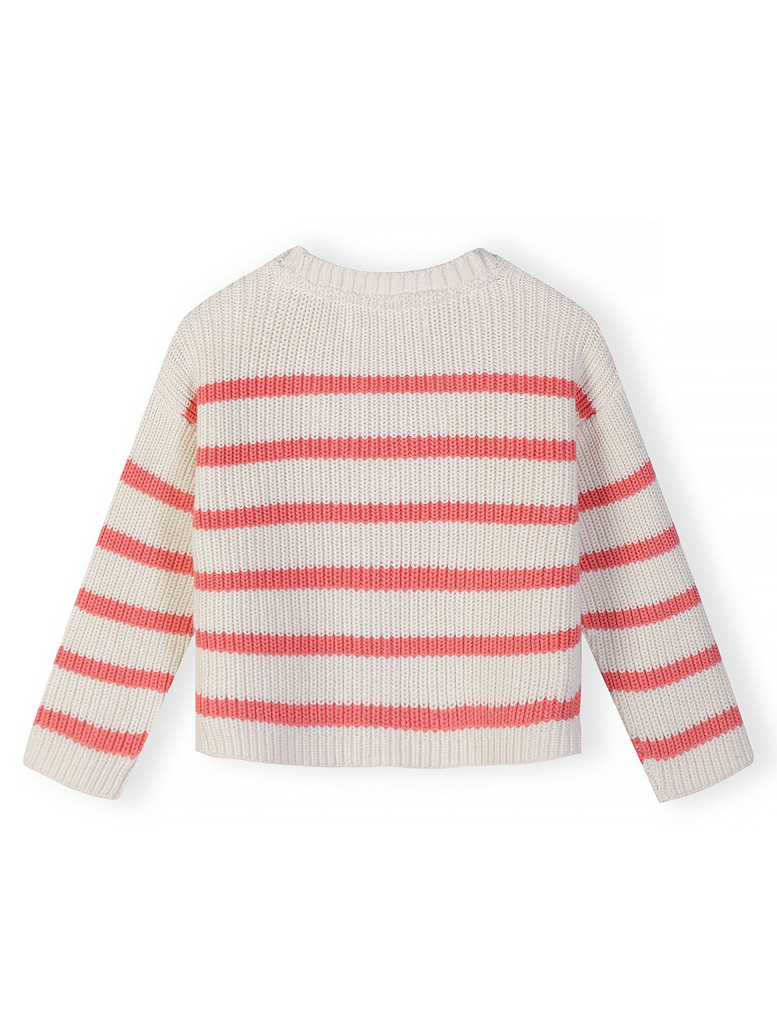 MINOTI Cardigan aus Baumwolle, für Mädchen Streifen und Blumen