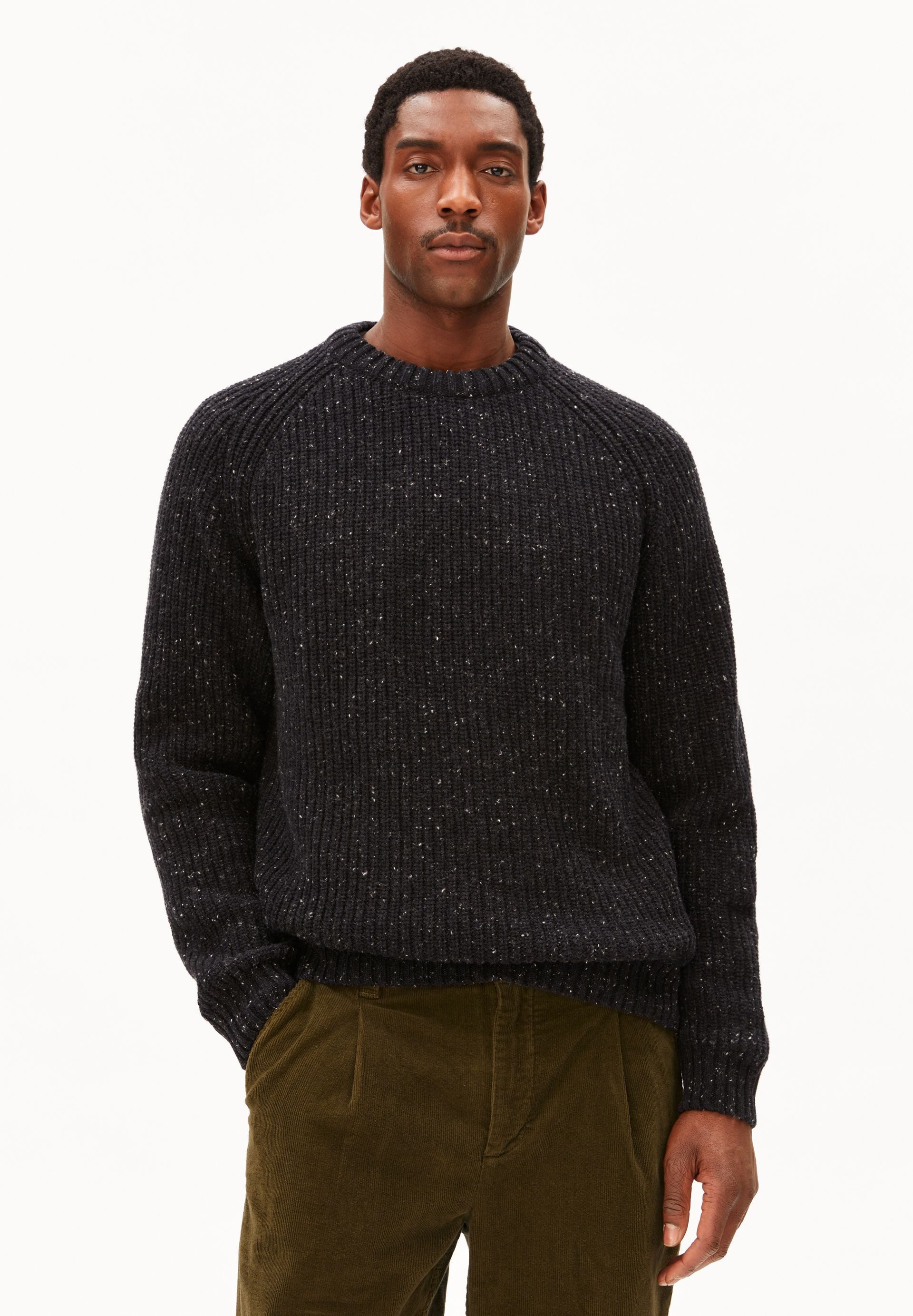 Armedangels Strickpullover KIAANO TWEED Pullover aus recyclem Bio-Woll Mix Regular Fit