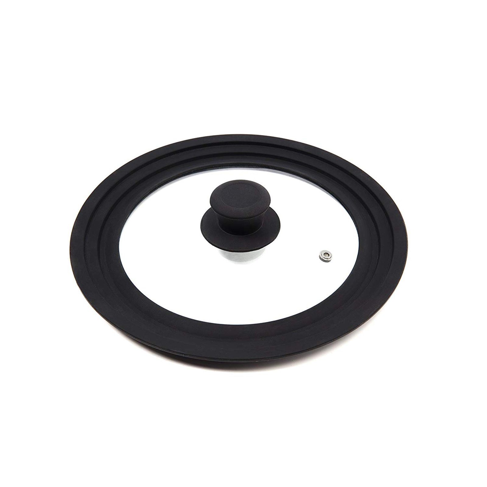 Michelino Крышка кастрюли Silikon Glasdeckel variabel 26 bis 30 cm, (1 Крышки), für Töpfe und Pfannen