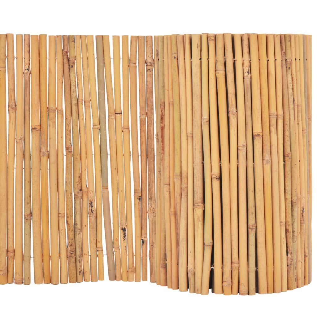 furnicato Zaun Bambuszaun Natur 500 x 30 cm - Flexibel und dekorativ, (1-St)