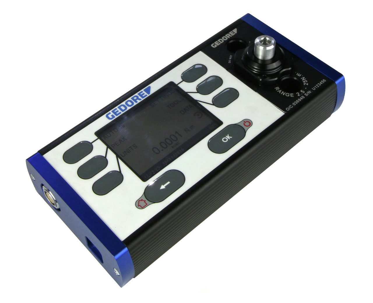 Gedore Drehmomentschlüssel CH 2 Elektronisches Prüfgerät Capture Hub 0,2-2 Nm