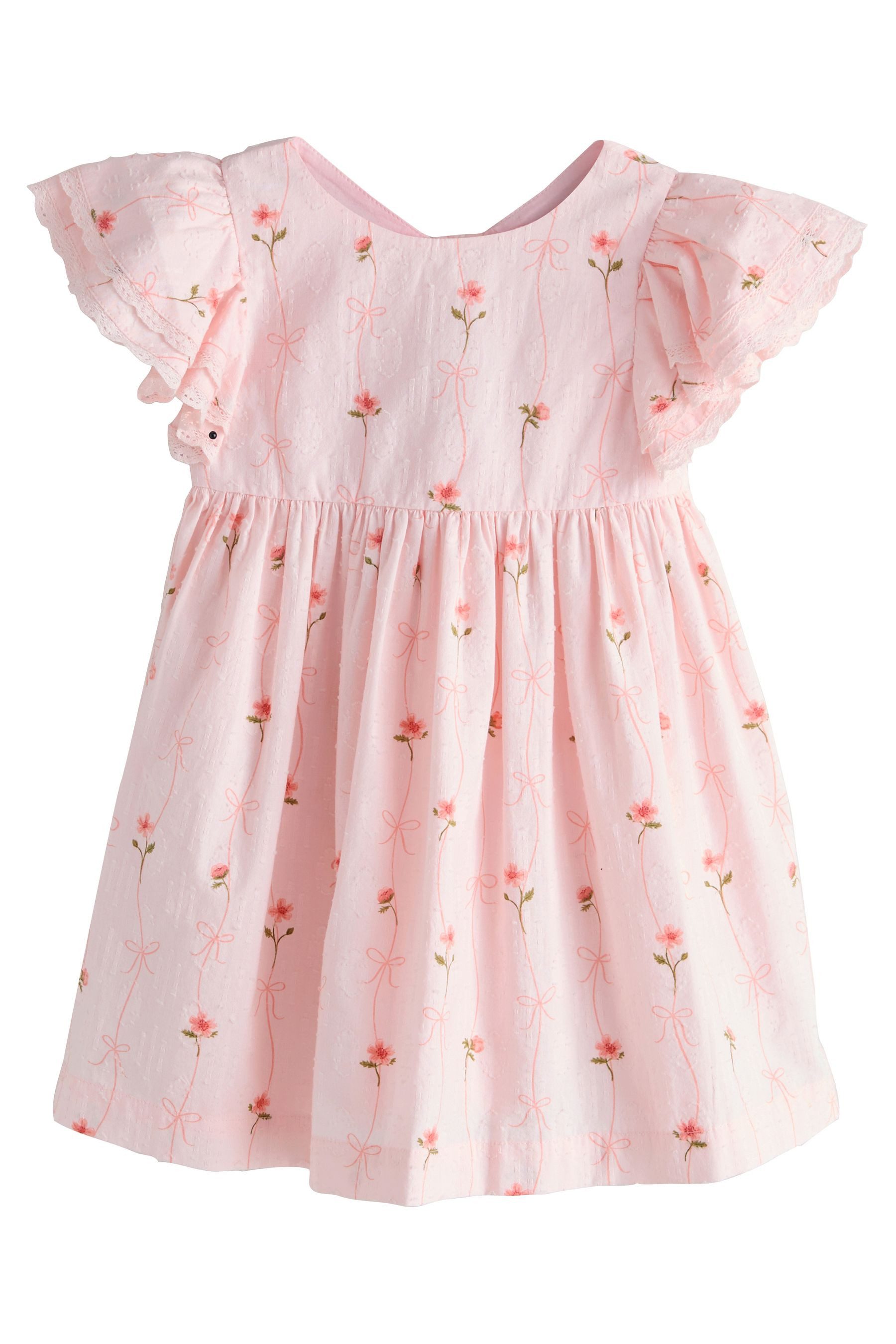 Next Blusenkleid Kleid mit Engelsärmeln (1-tlg)