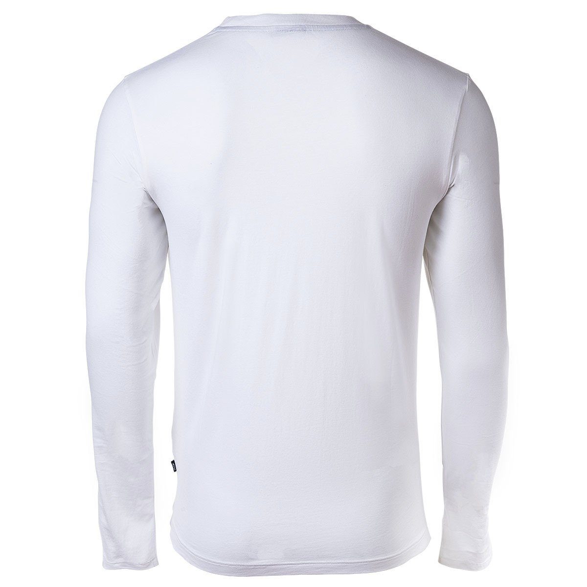 Joop! T-Shirt Weiß Herren Langarm-Shirt Loungewear, Rundhals 