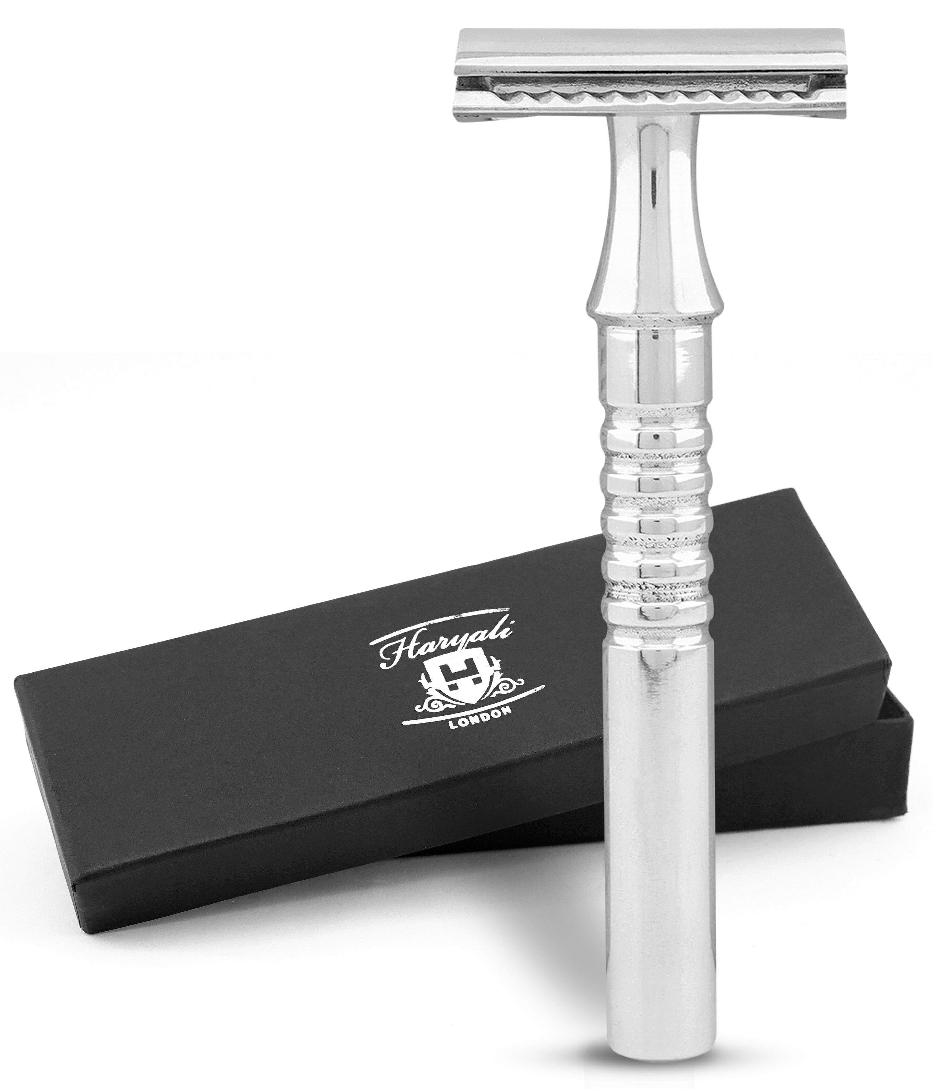 Nassrasierer De Rasierhobel für Damen und Herren, Griffband aus Edelstahl