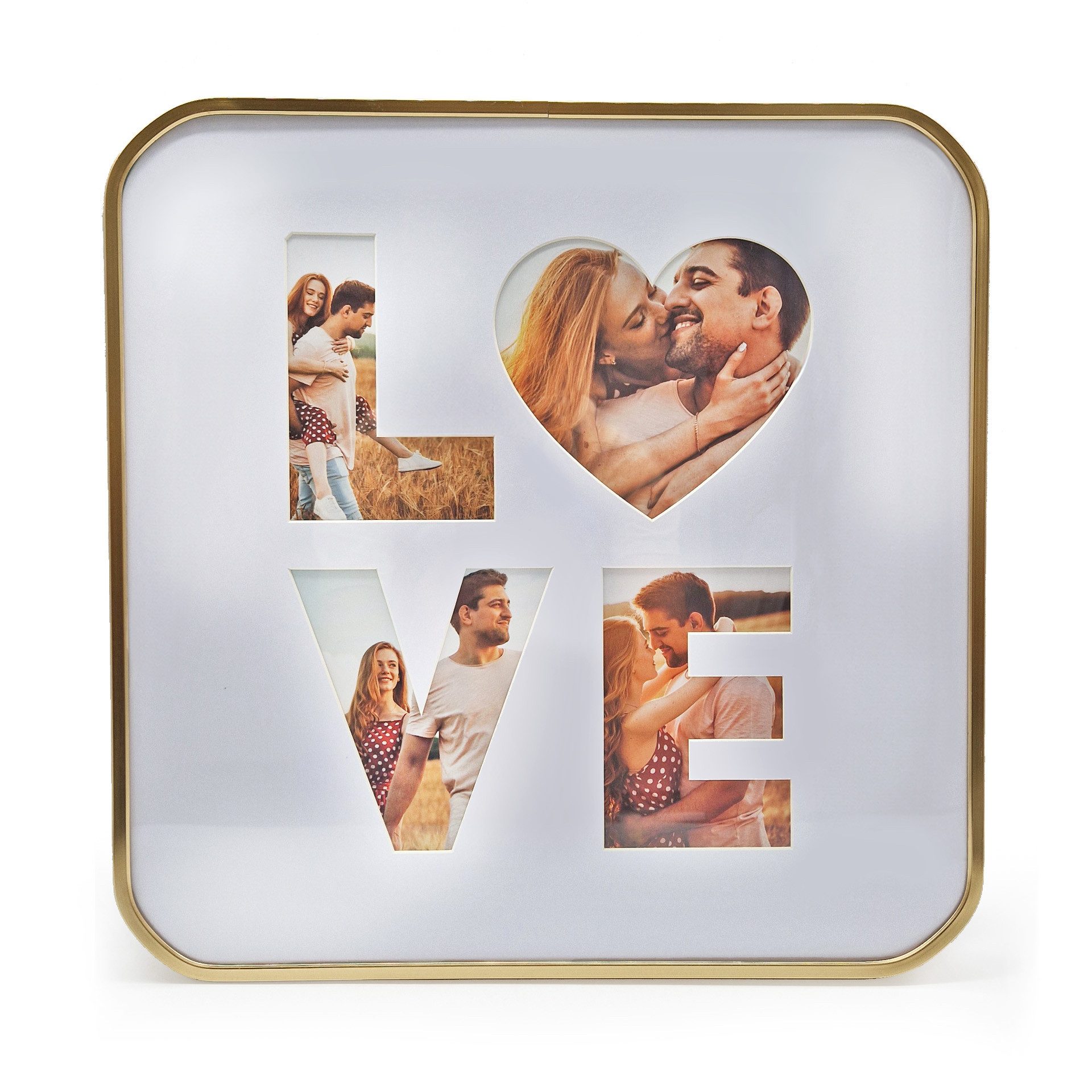 K&L Wall Art Рамки moderne Aluminium Рамки Metallrahmen Tischdeko, Passe Partout Fotorahmen für Tisch und Wand