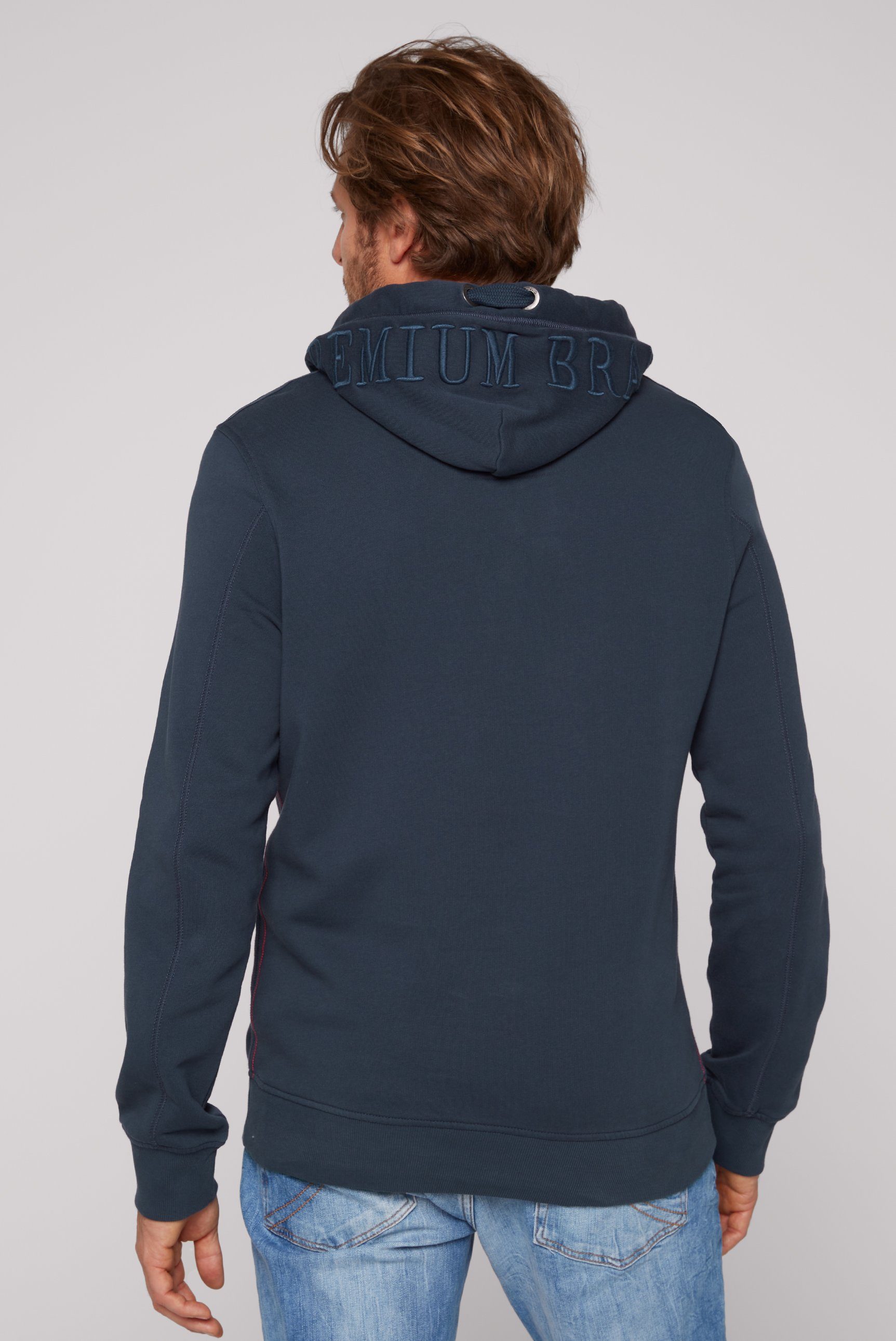 CAMP DAVID Kapuzensweatshirt mit Logostickereien günstig online kaufen