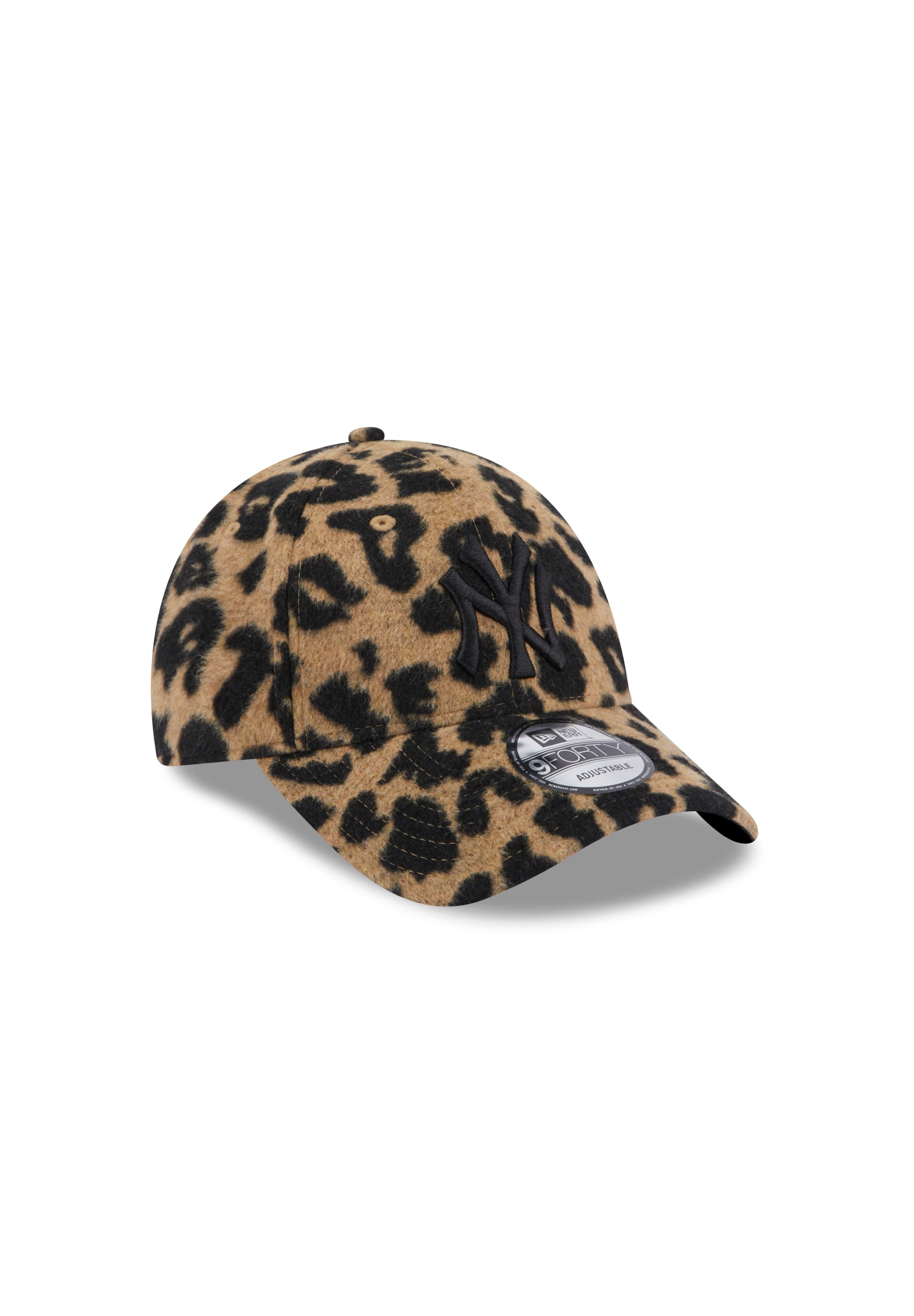 New Era Baseball Cap New York Yankees New Era MLB Leopard 9Forty Kids Cap Braun Schwarz (1-St)