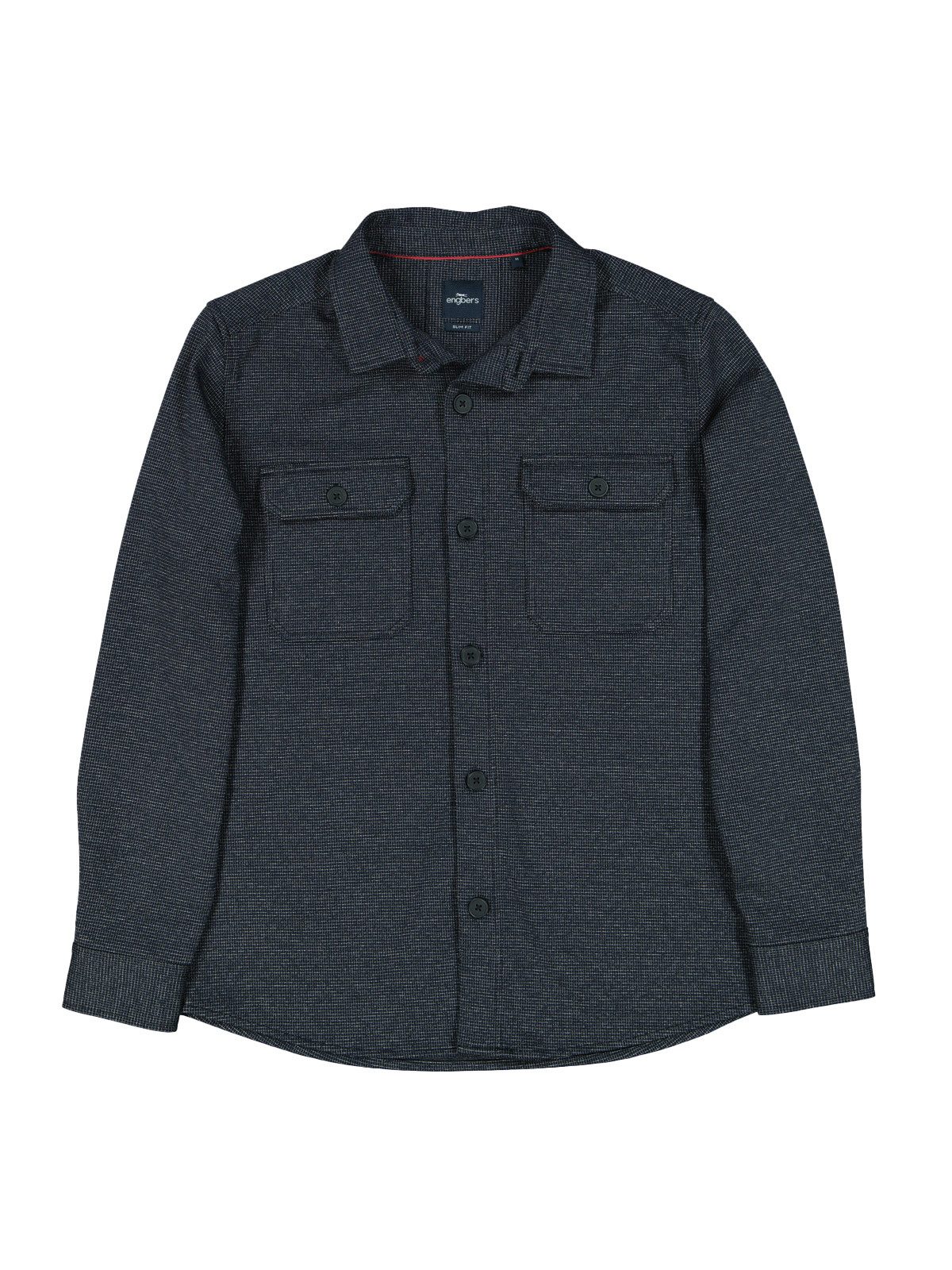 Langarm-Poloshirt Herren Langarm-Shirt mit Polokragen, Saphirblau